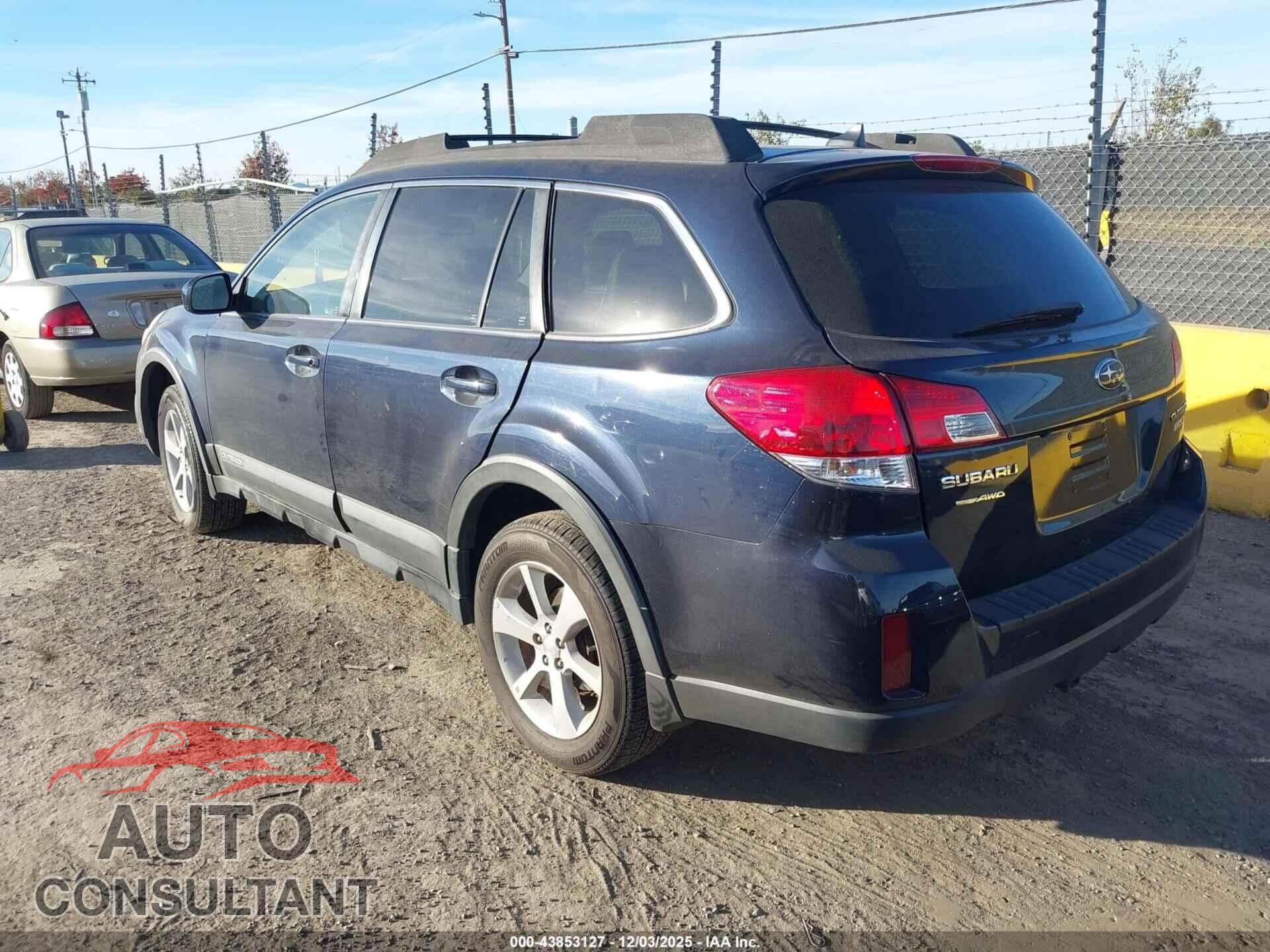 SUBARU OUTBACK 2013 - 4S4BRBPC8D3286996