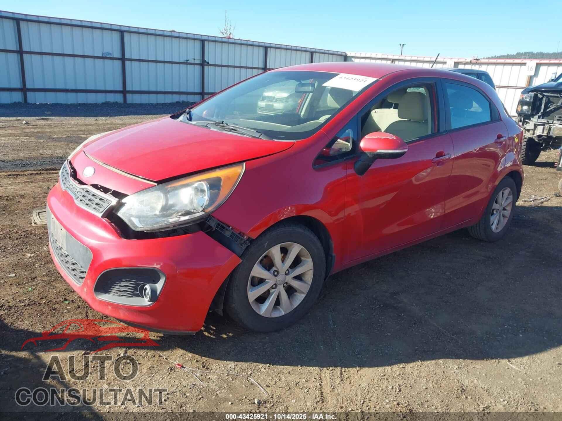 KIA RIO 2013 - KNADN5A31D6195812