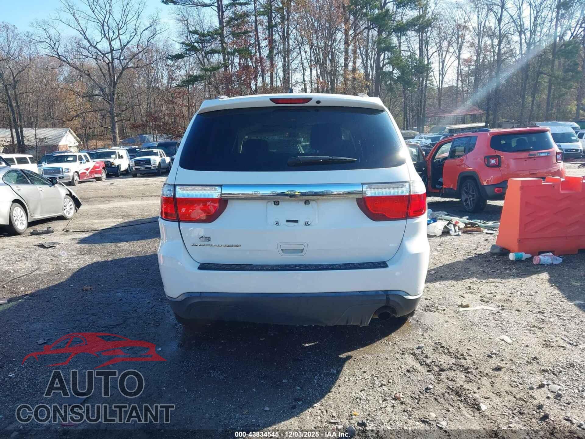 DODGE DURANGO 2012 - 1C4RDHAG7CC146775