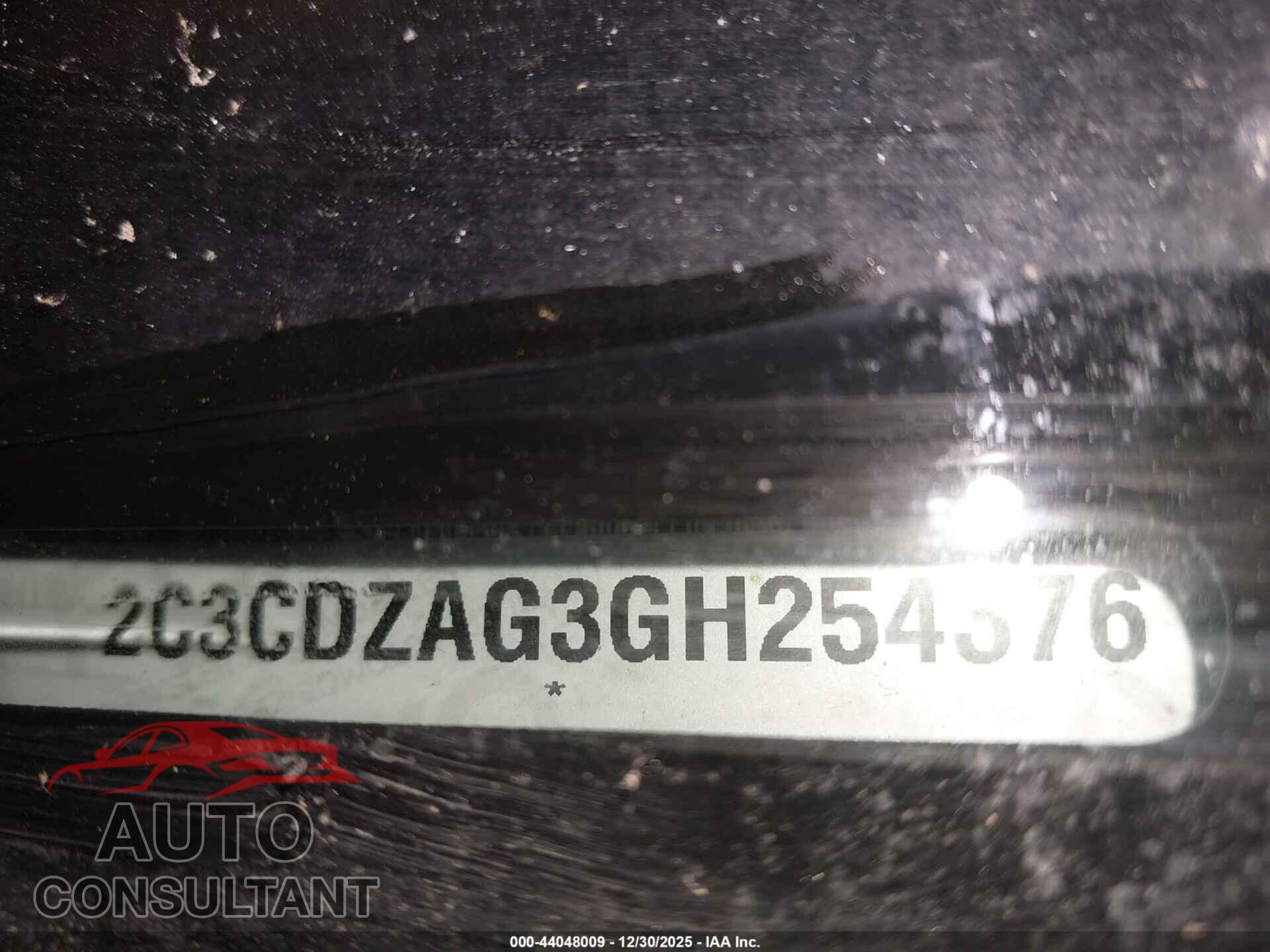 DODGE CHALLENGER 2016 - 2C3CDZAG3GH254376