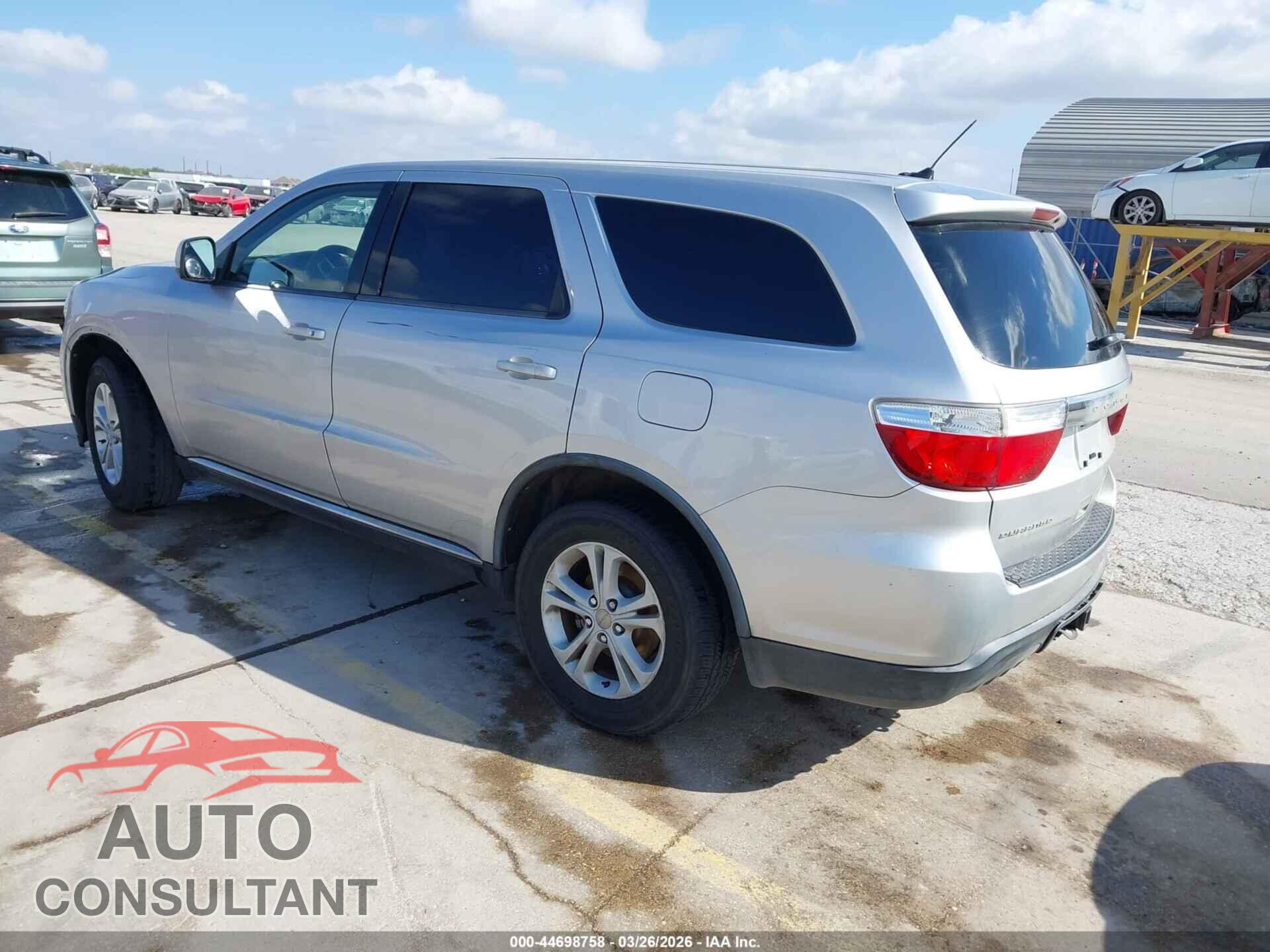 DODGE DURANGO 2012 - 1C4RDHAG9CC308342