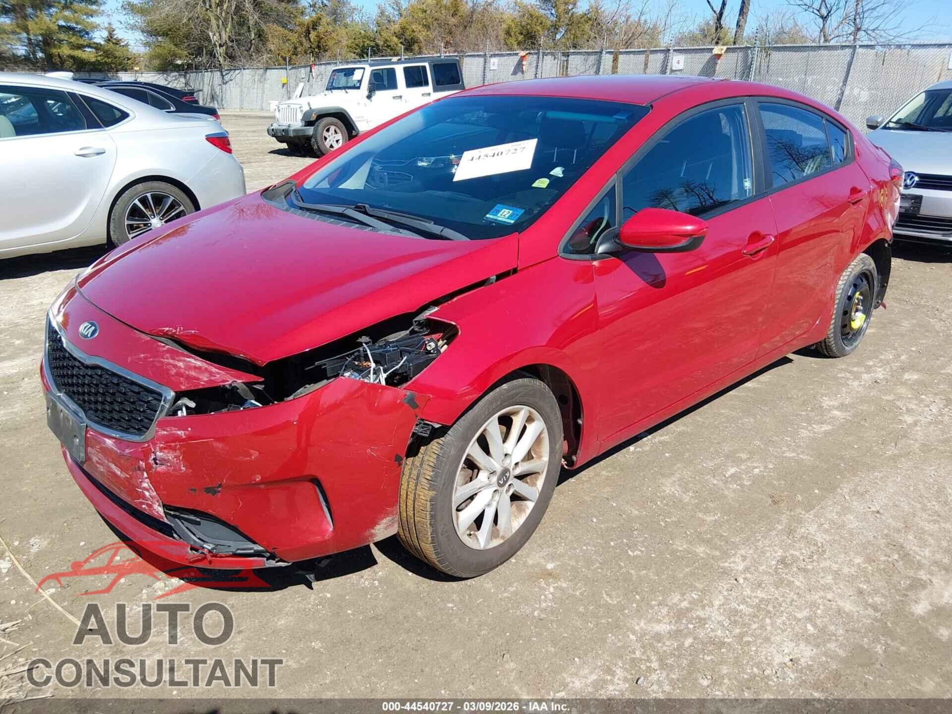 KIA FORTE 2017 - 3KPFL4A75HE060038