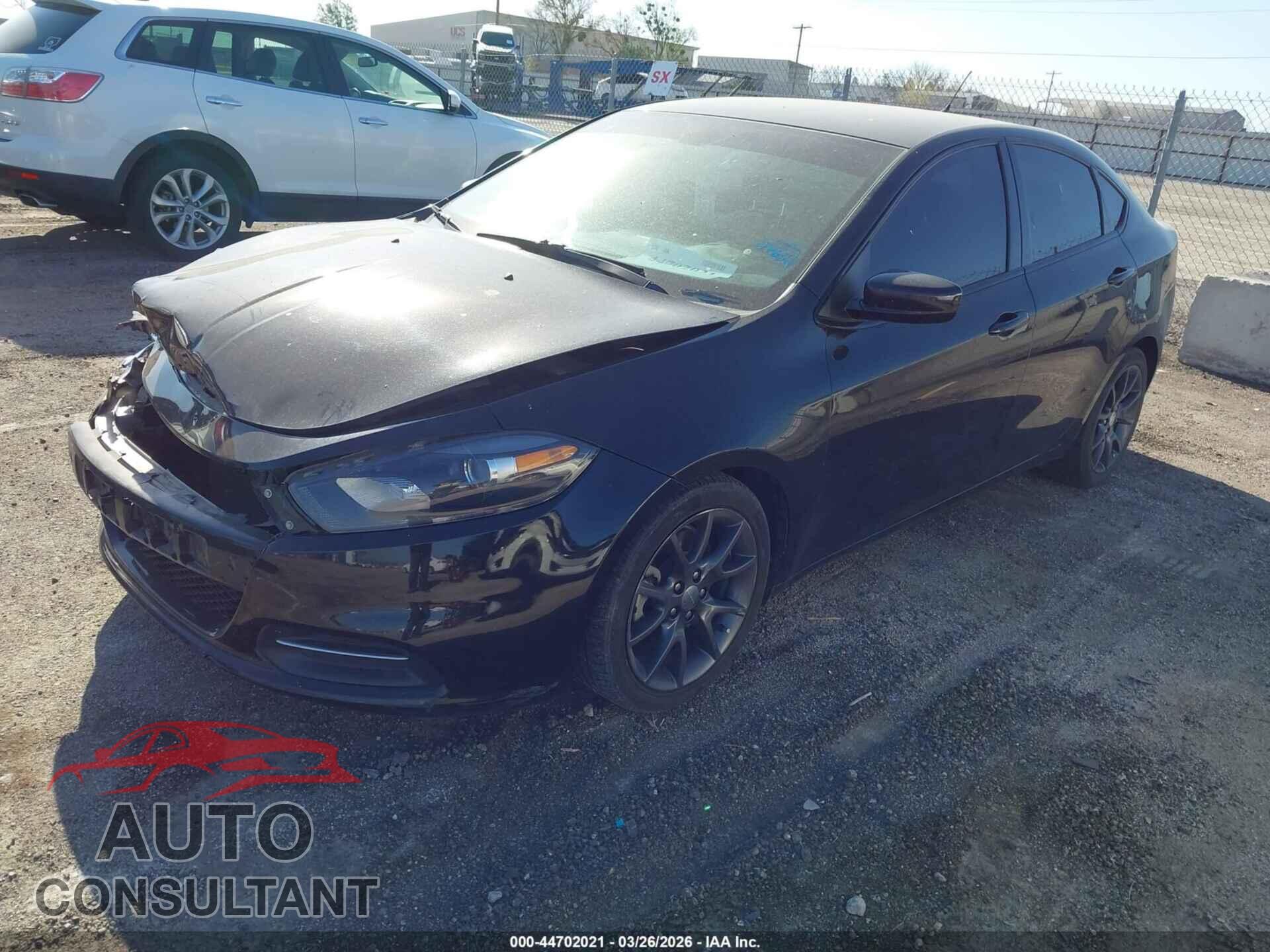 DODGE DART 2016 - 1C3CDFAAXGD607302