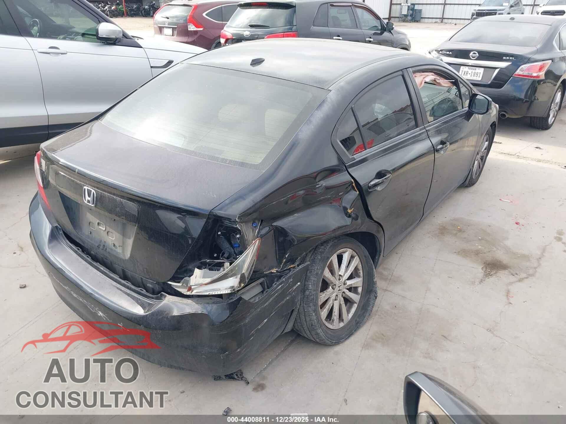 HONDA CIVIC 2012 - 2HGFB2F89CH519286