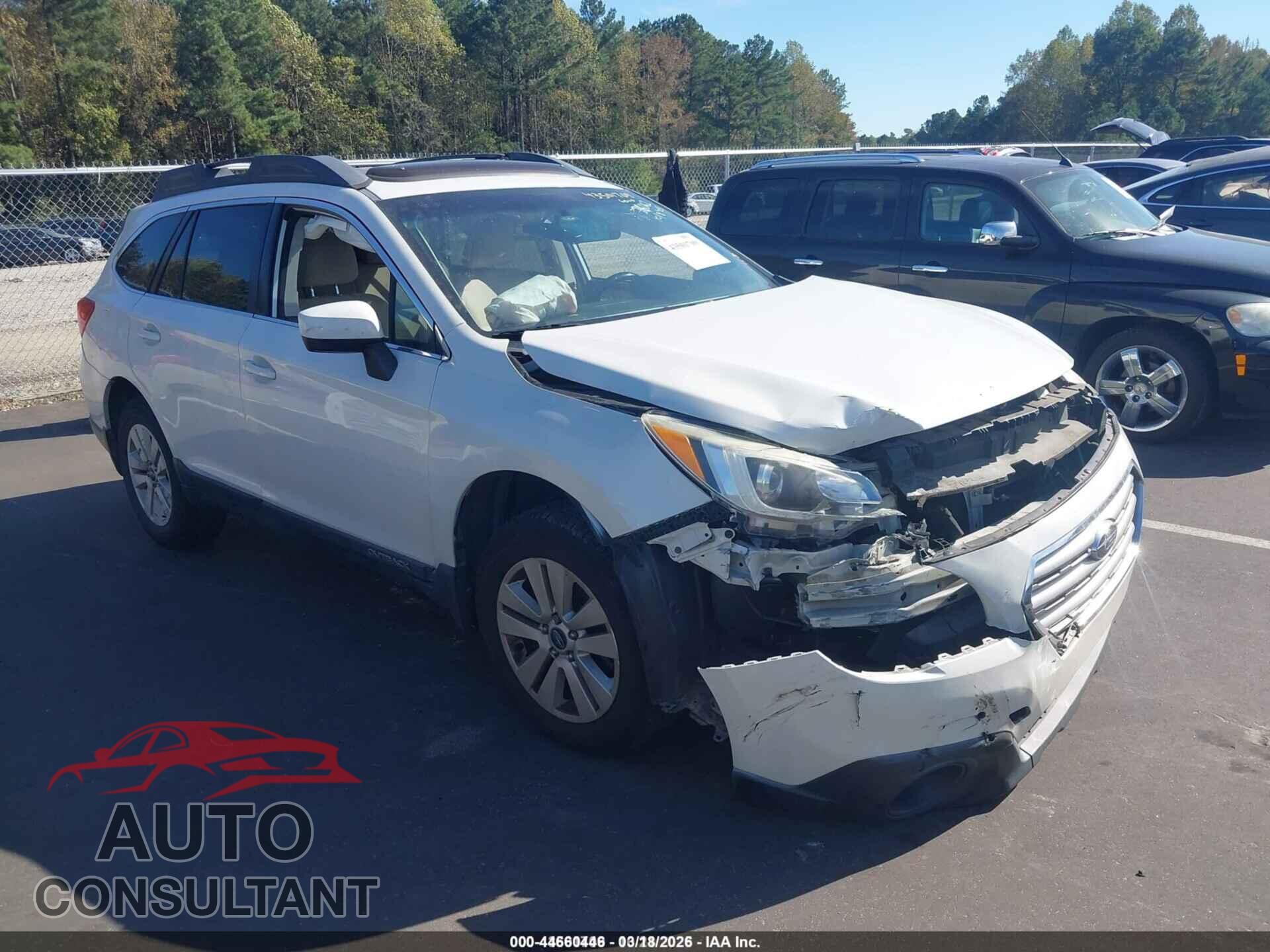 SUBARU OUTBACK 2015 - 4S4BSBDC1F3255178