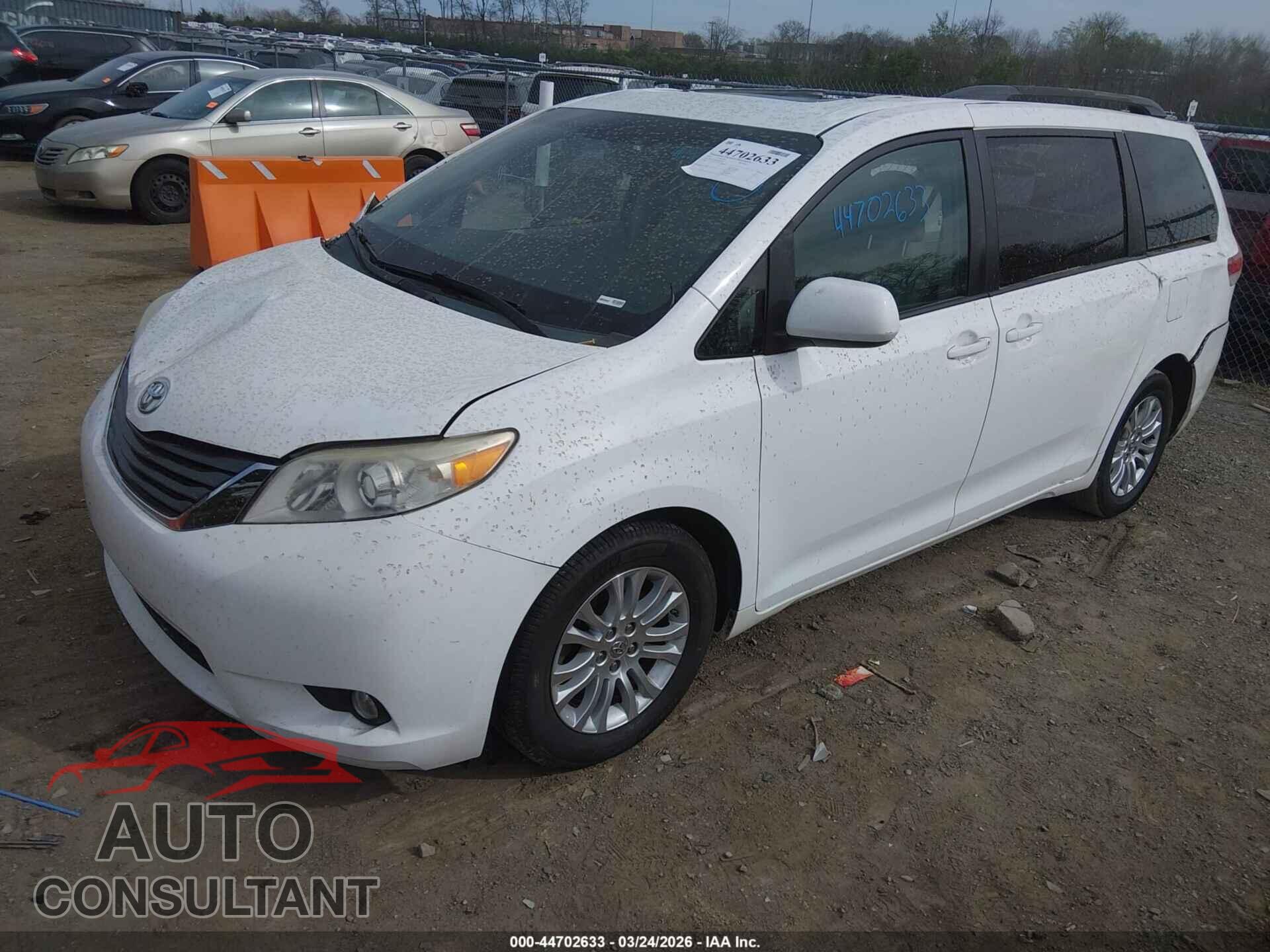 TOYOTA SIENNA 2012 - 5TDYK3DC8CS236271
