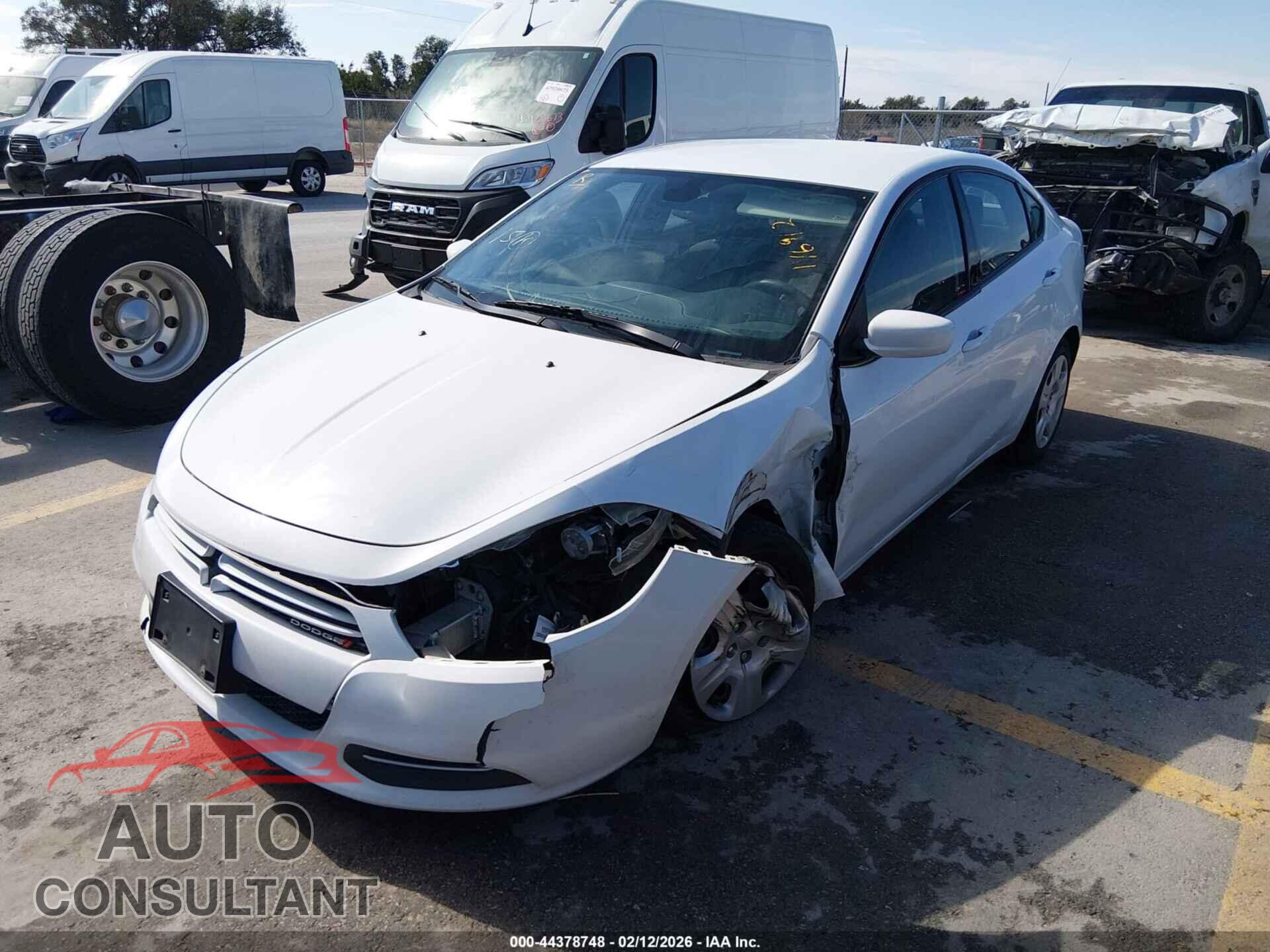 DODGE DART 2015 - 1C3CDFAA1FD111691