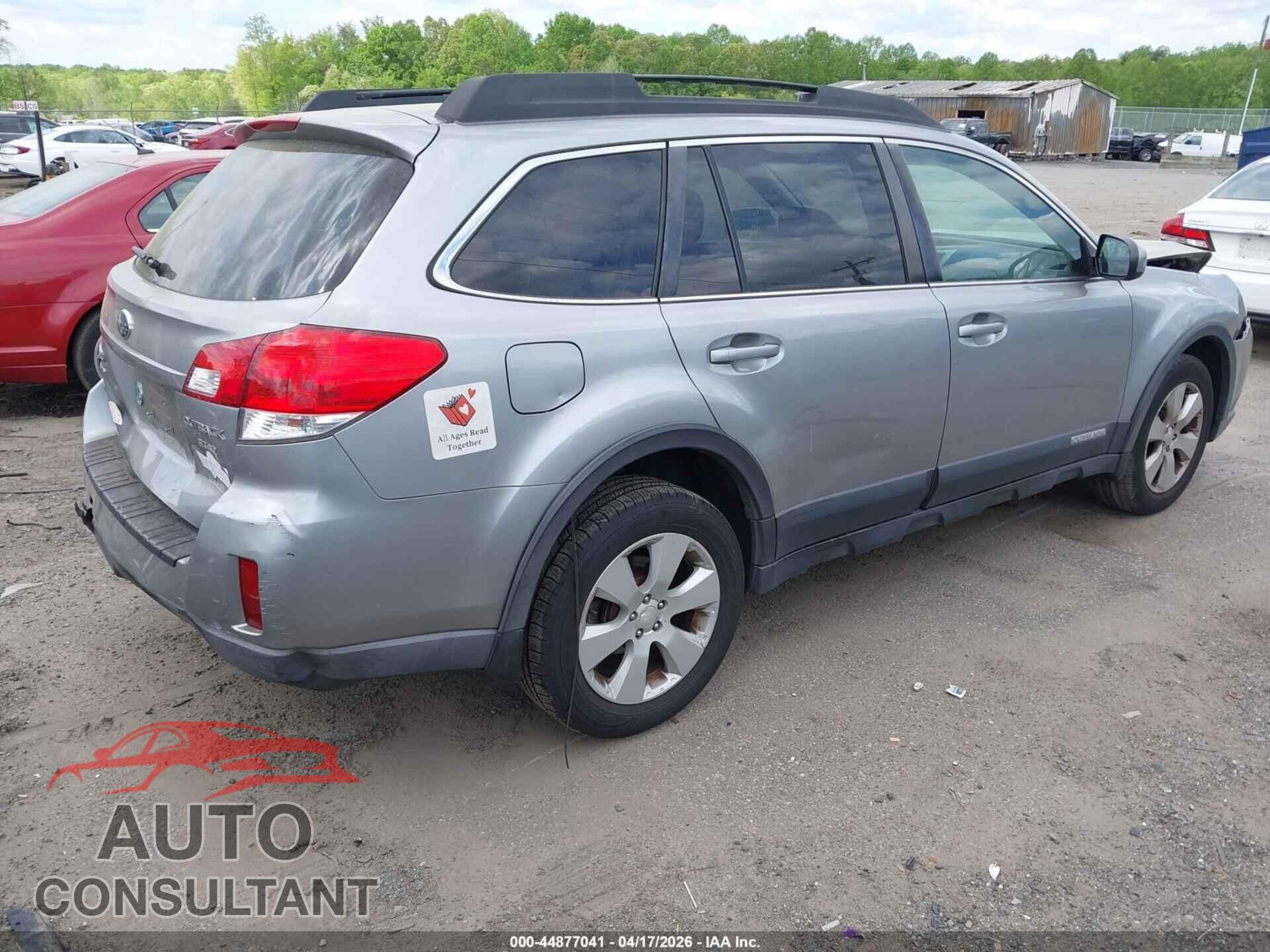 SUBARU OUTBACK 2011 - 4S4BRBCC3B3379668