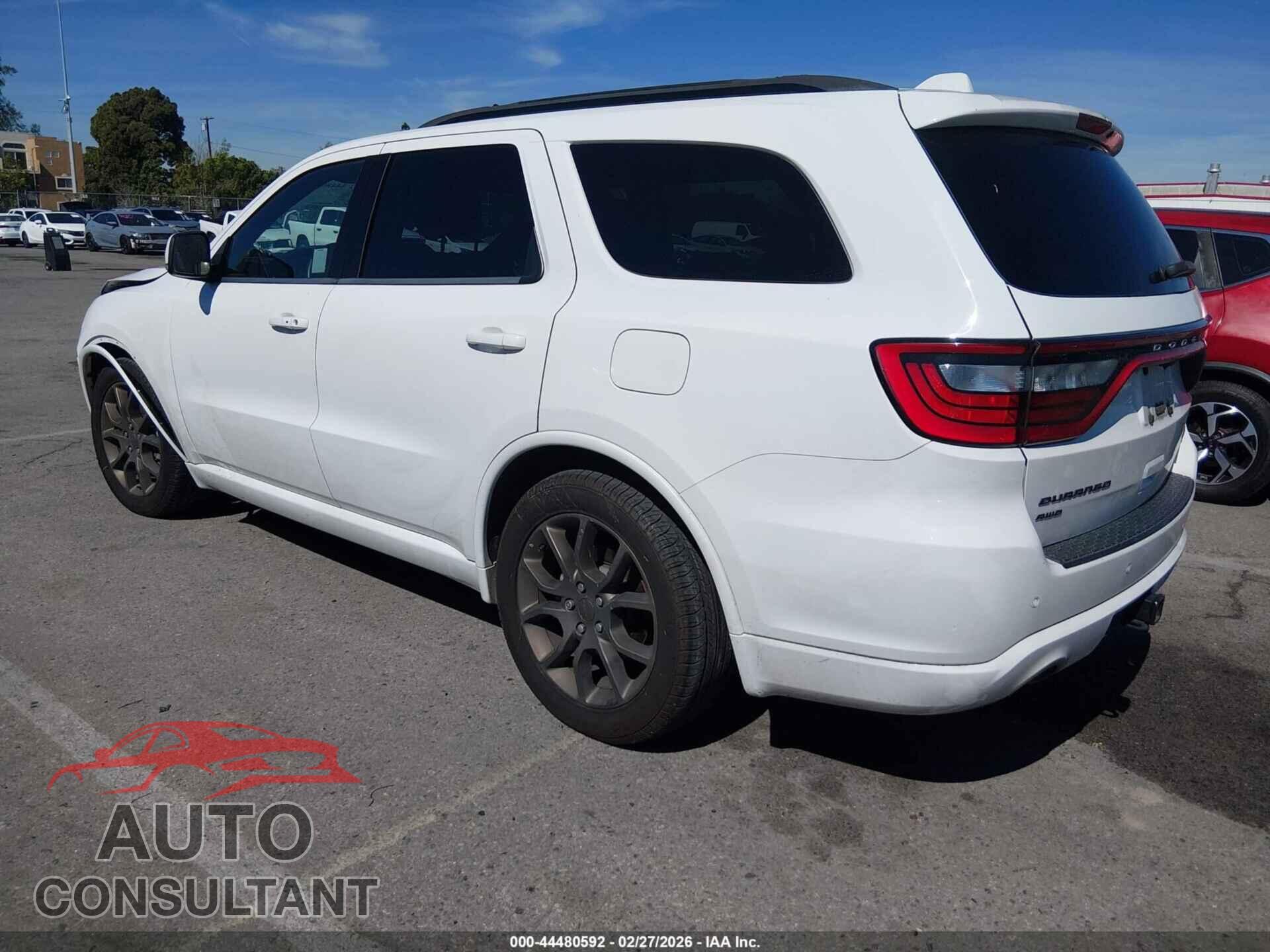 DODGE DURANGO 2017 - 1C4SDJCTXHC653177