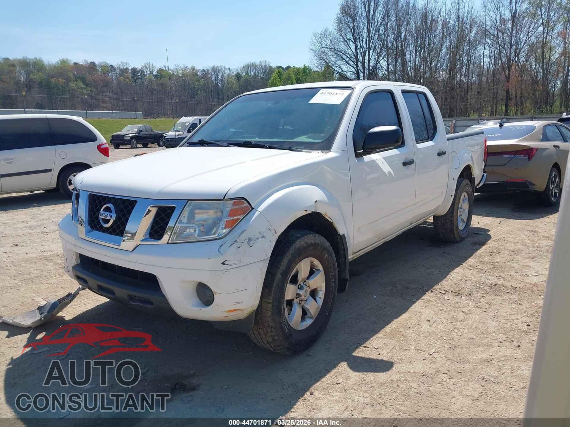NISSAN FRONTIER 2012 - 1N6AD0EV3CC464221