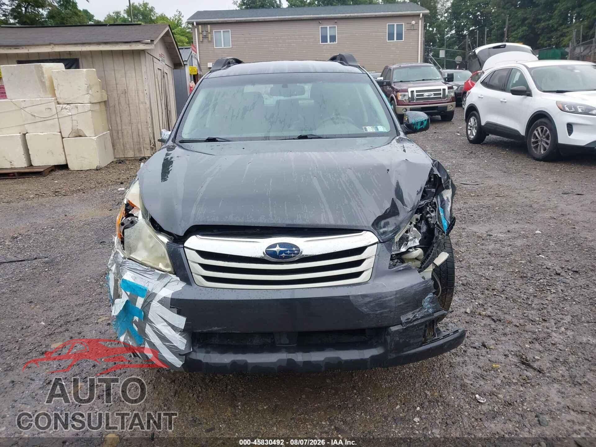 SUBARU OUTBACK 2012 - 4S4BRBAC0C3278043
