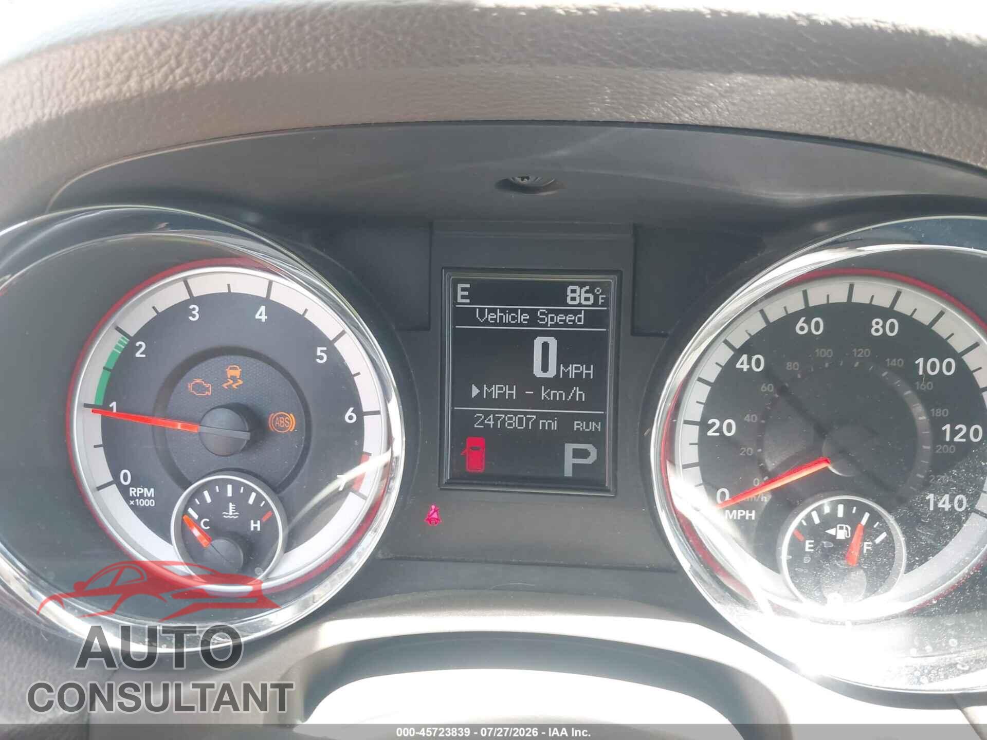 DODGE DURANGO 2011 - 1D4RE4GG5BC638459