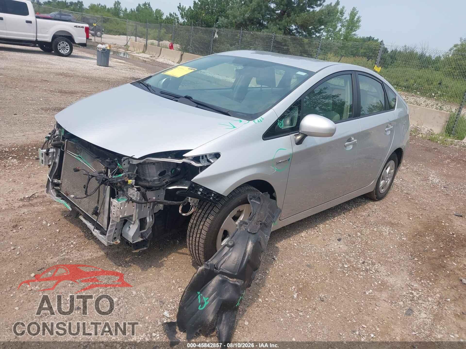 TOYOTA PRIUS 2010 - JTDKN3DU1A0202730