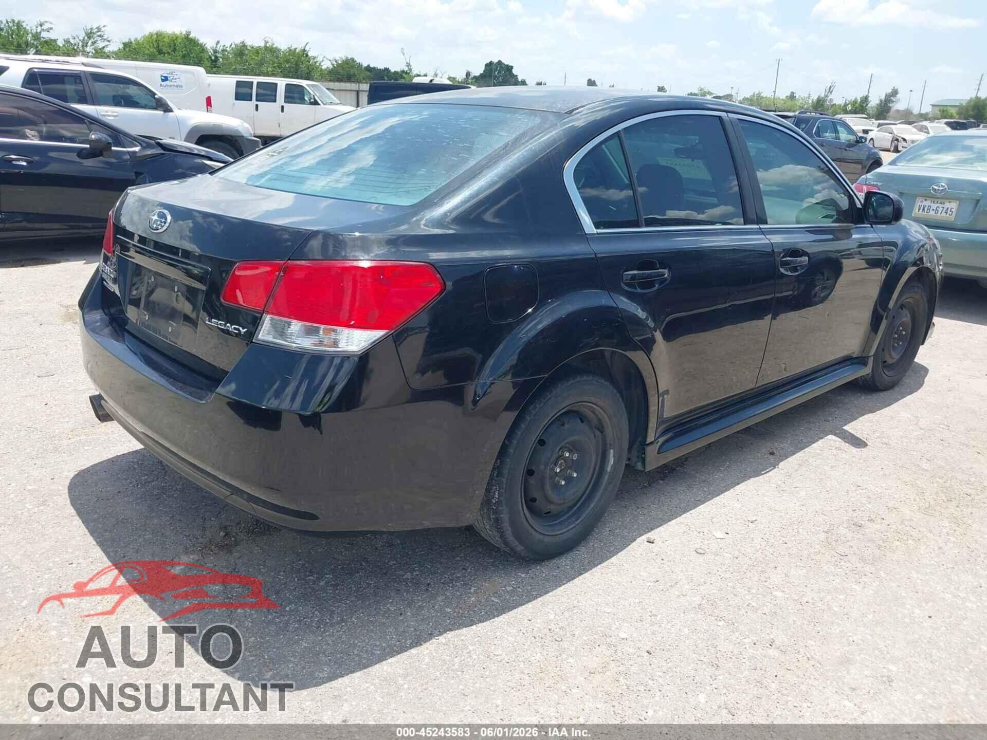 SUBARU LEGACY 2010 - 4S3BMCA61A3237856