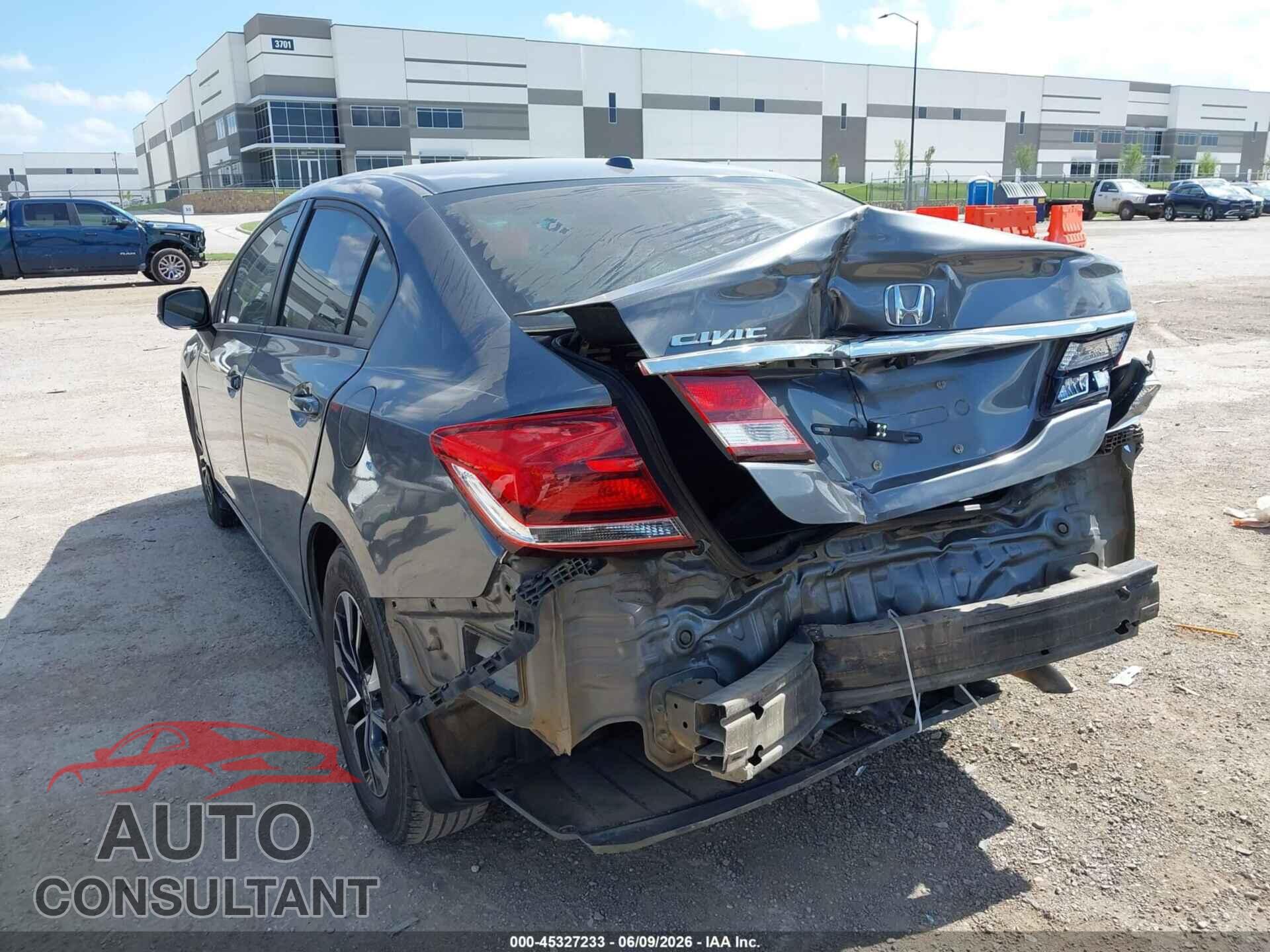 HONDA CIVIC 2013 - 19XFB2F93DE046070