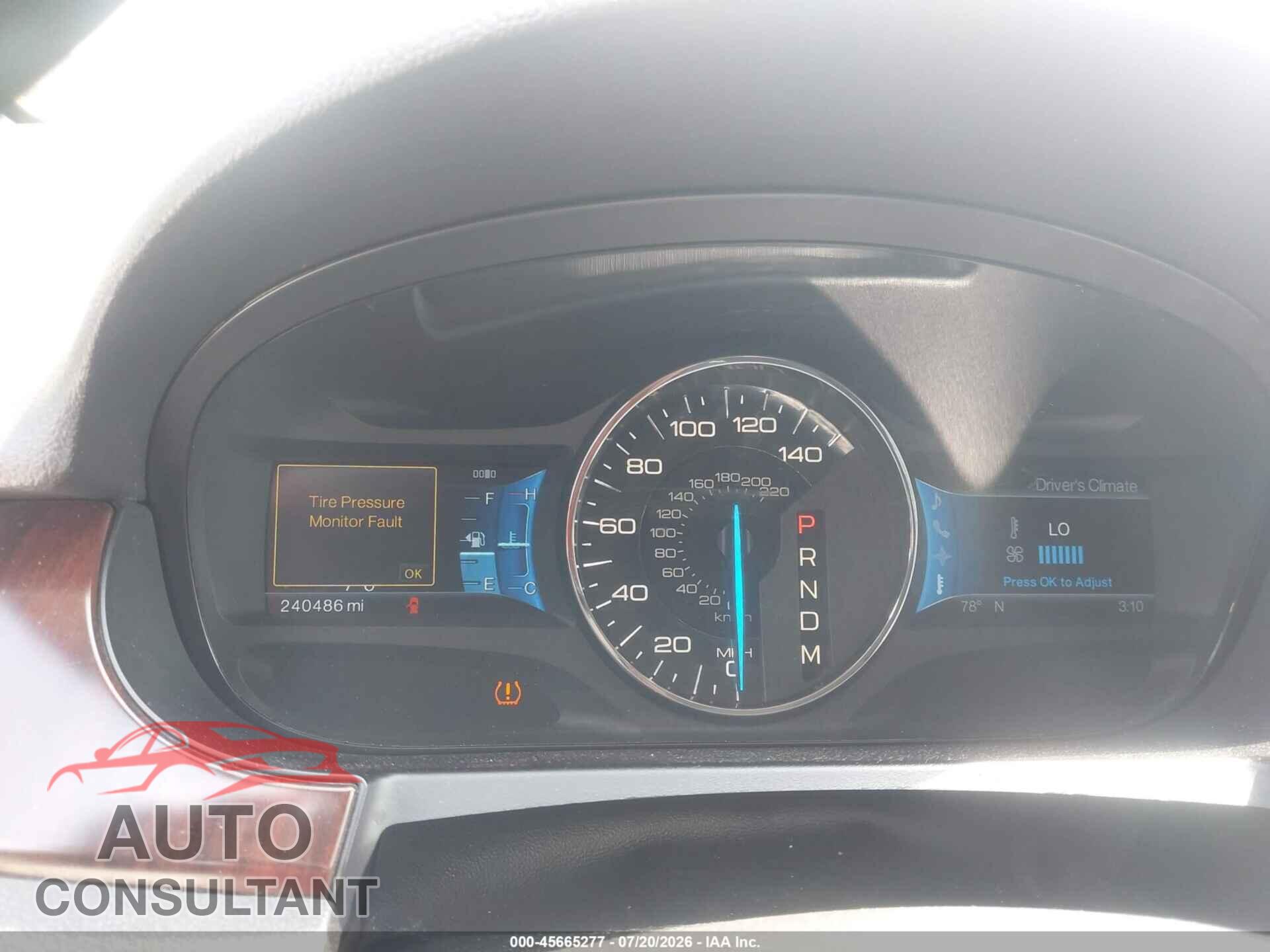 FORD EDGE 2011 - 2FMDK4KC8BBA15238