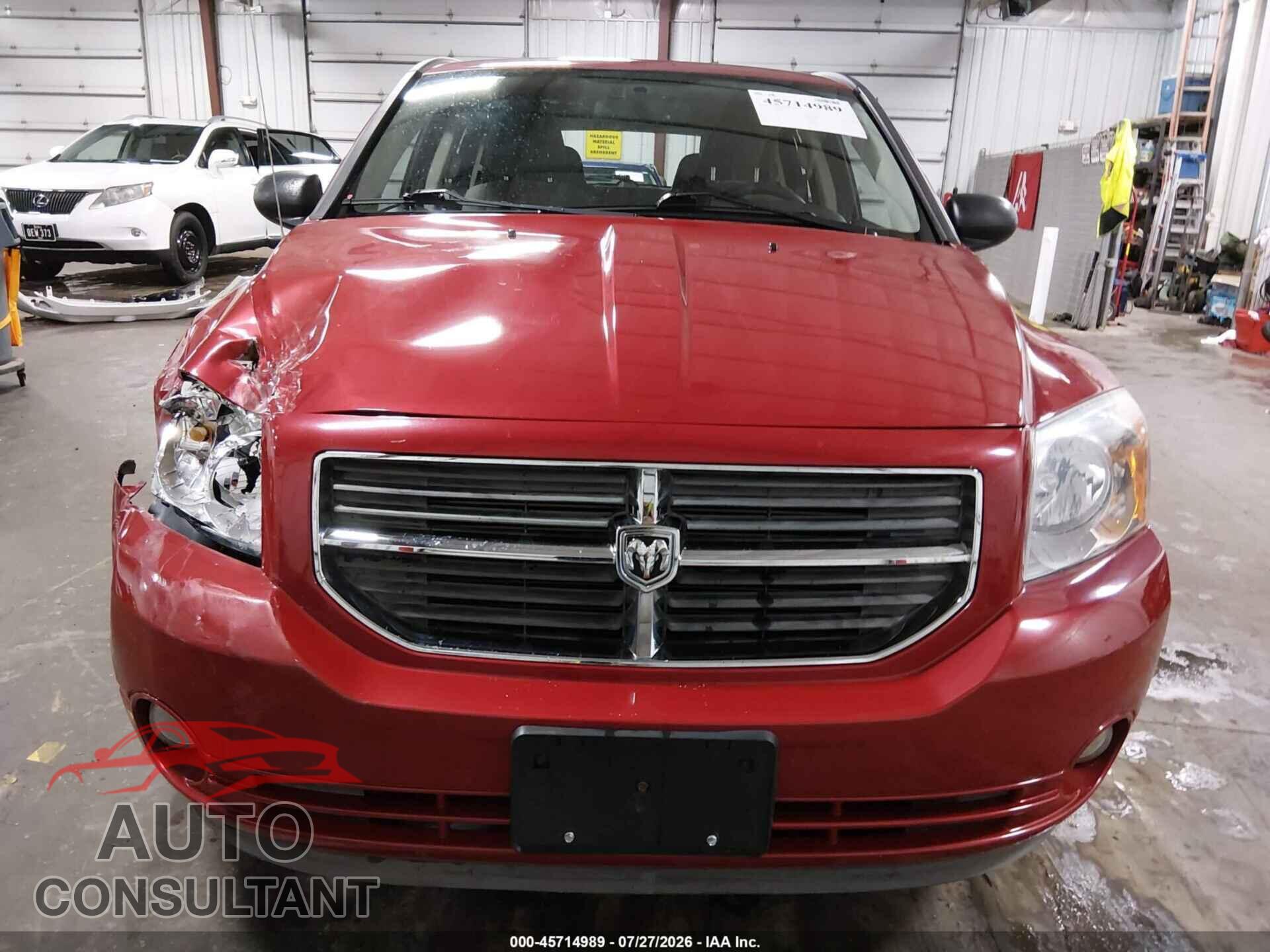 DODGE CALIBER 2012 - 1C3CDWDA1CD536366