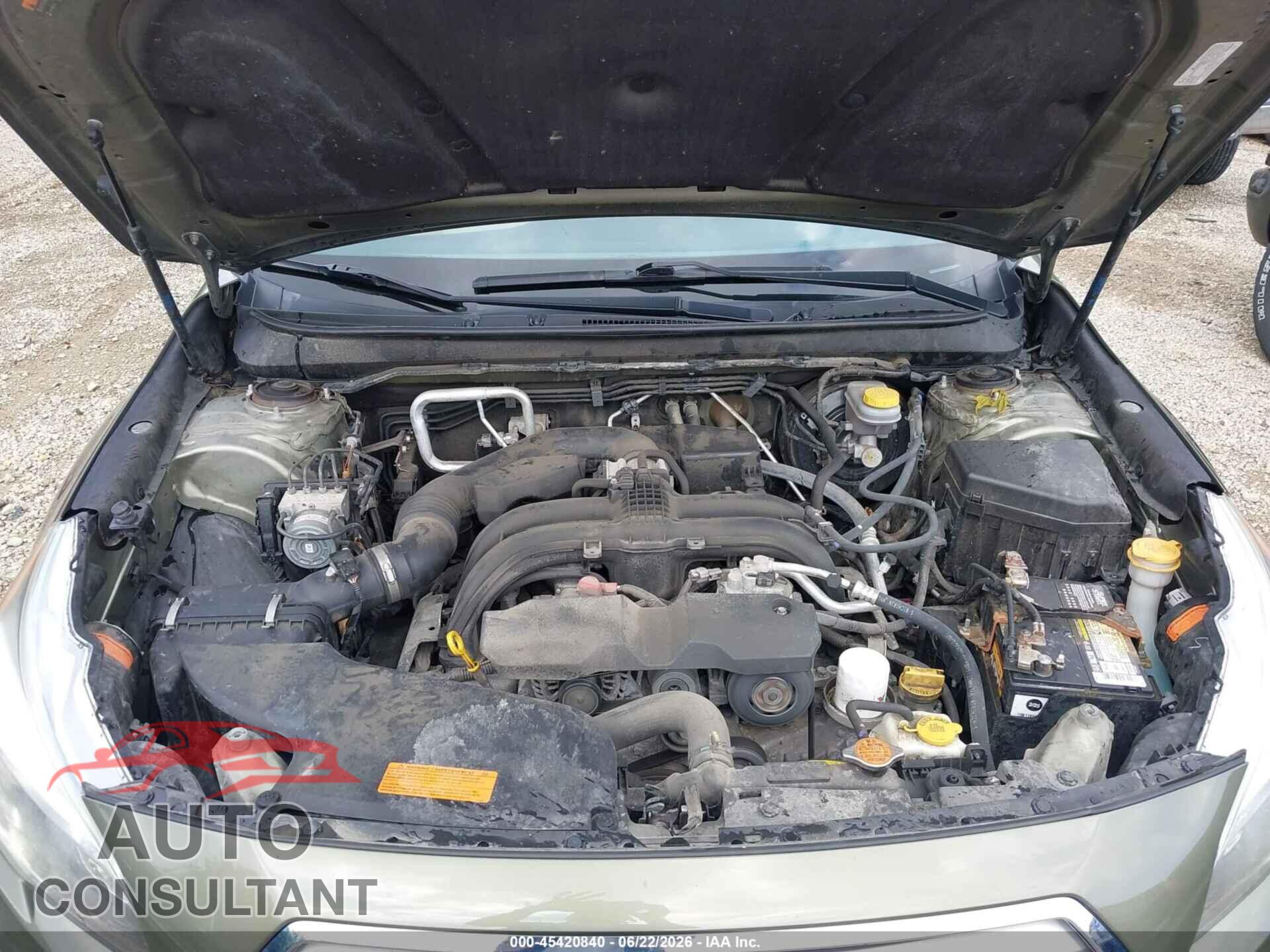 SUBARU OUTBACK 2017 - 4S4BSANC2H3323094