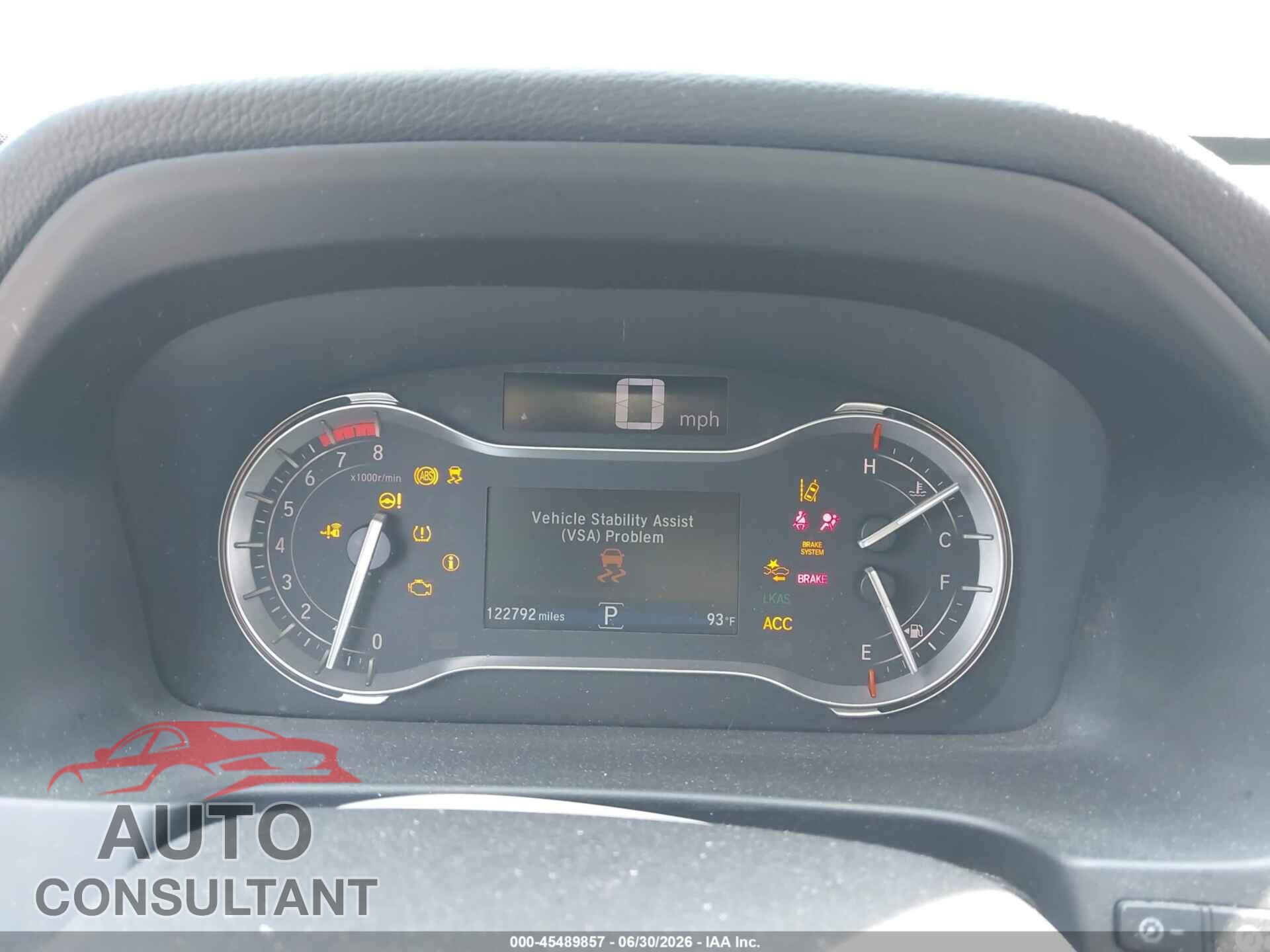 HONDA PILOT 2017 - 5FNYF6H99HB011504