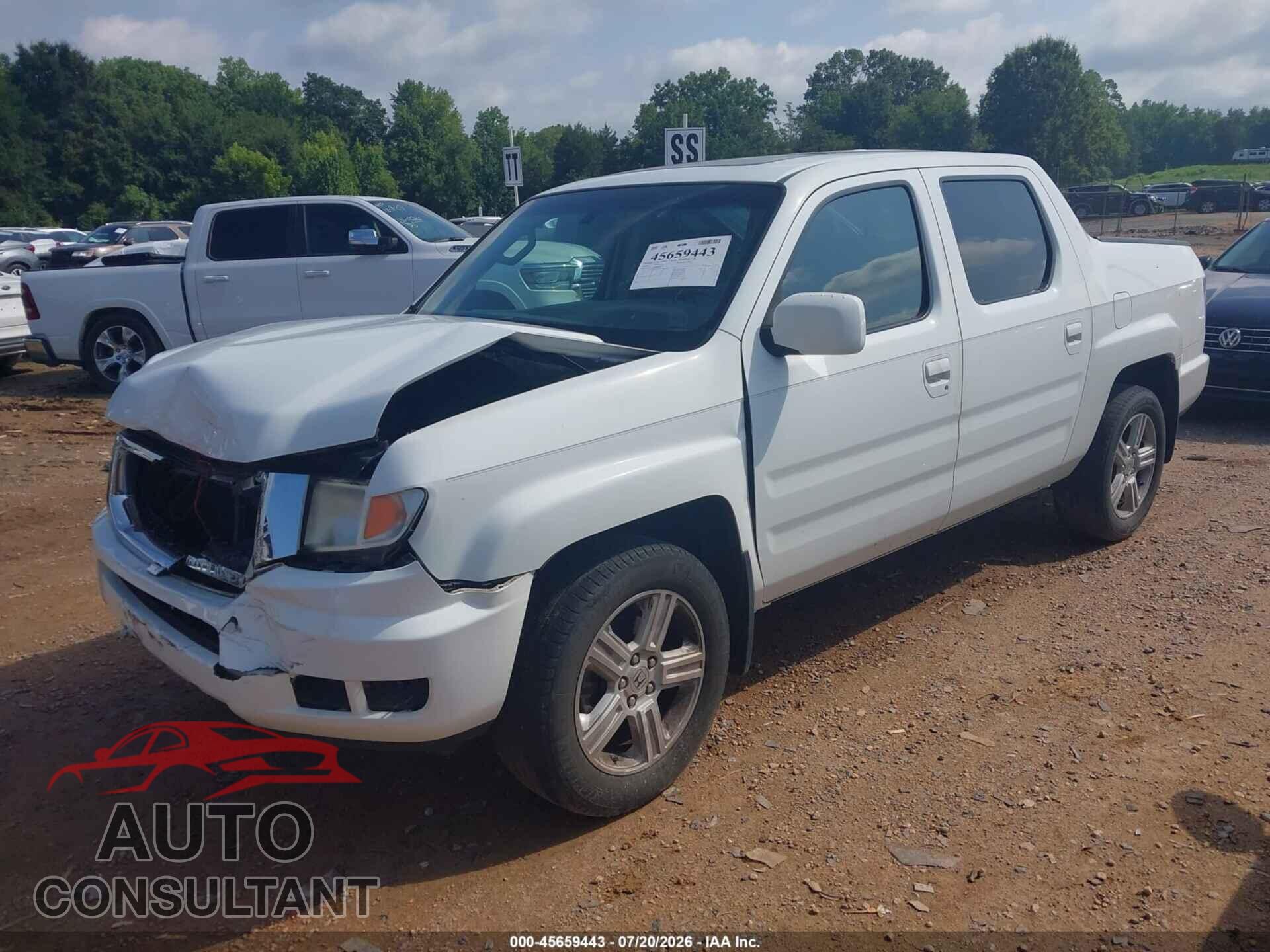 HONDA RIDGELINE 2009 - 5FPYK16569B103242