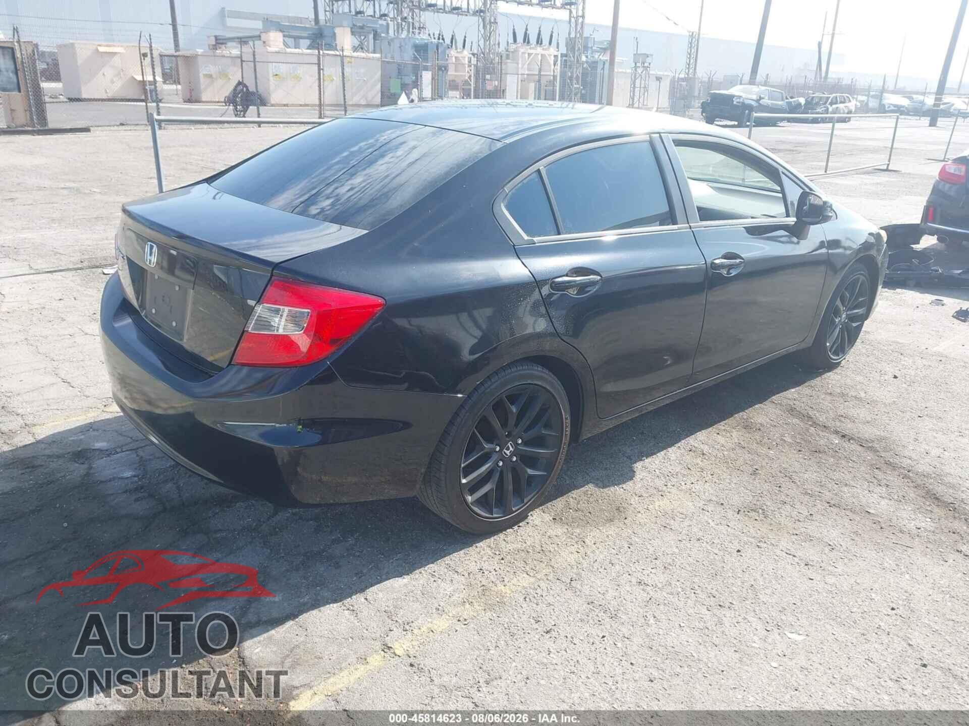 HONDA CIVIC 2012 - 19XFB2F59CE367283
