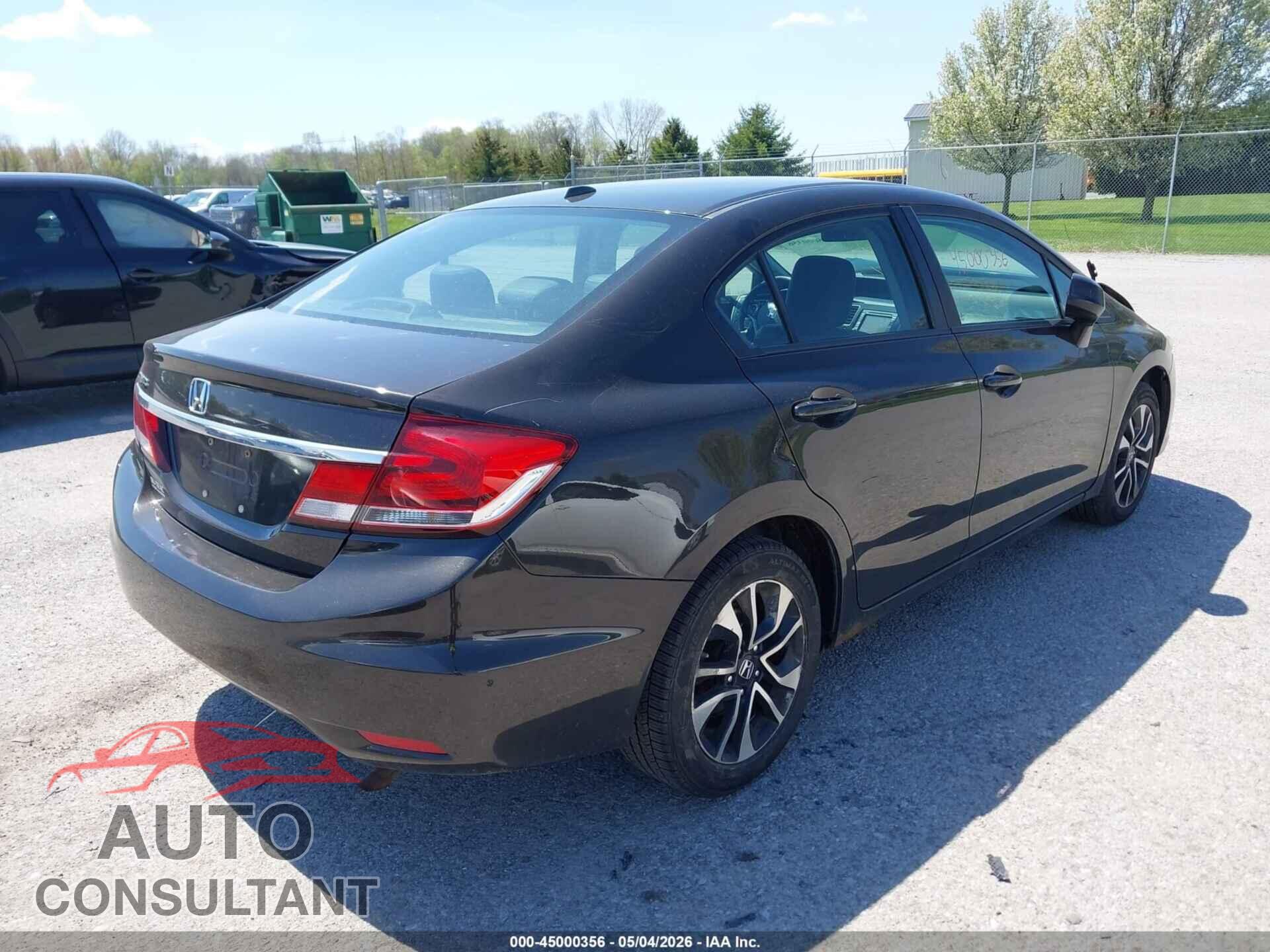 HONDA CIVIC 2013 - 19XFB2F94DE263255