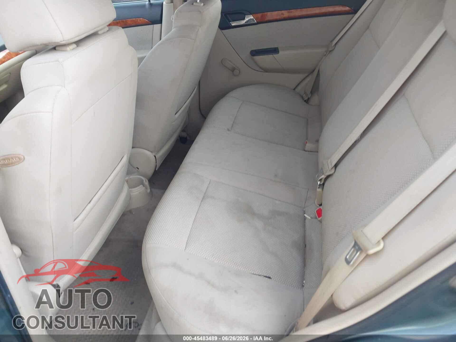 CHEVROLET AVEO 2010 - KL1TD5DE4AB136648