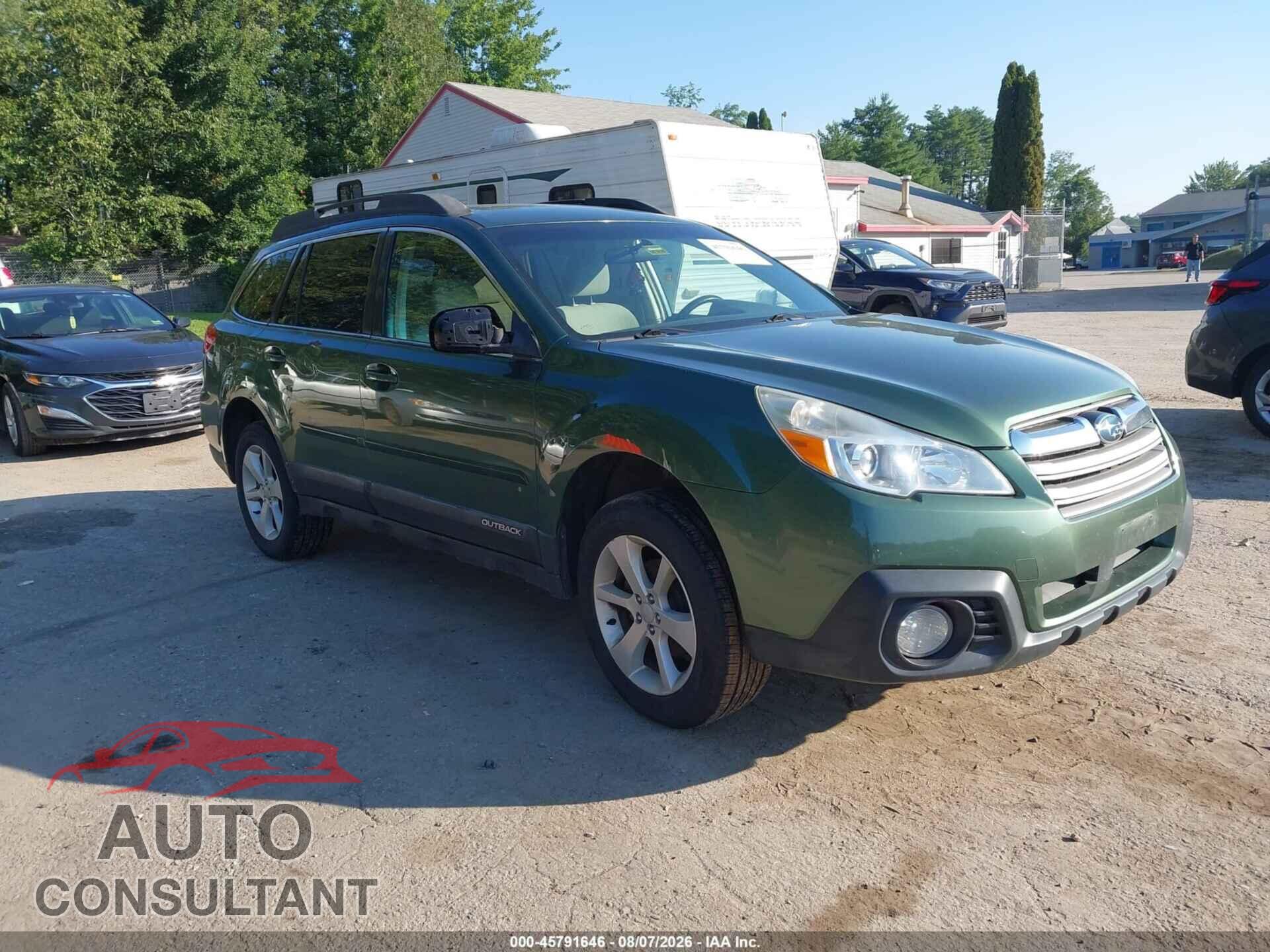 SUBARU OUTBACK 2013 - 4S4BRBCC4D3204588