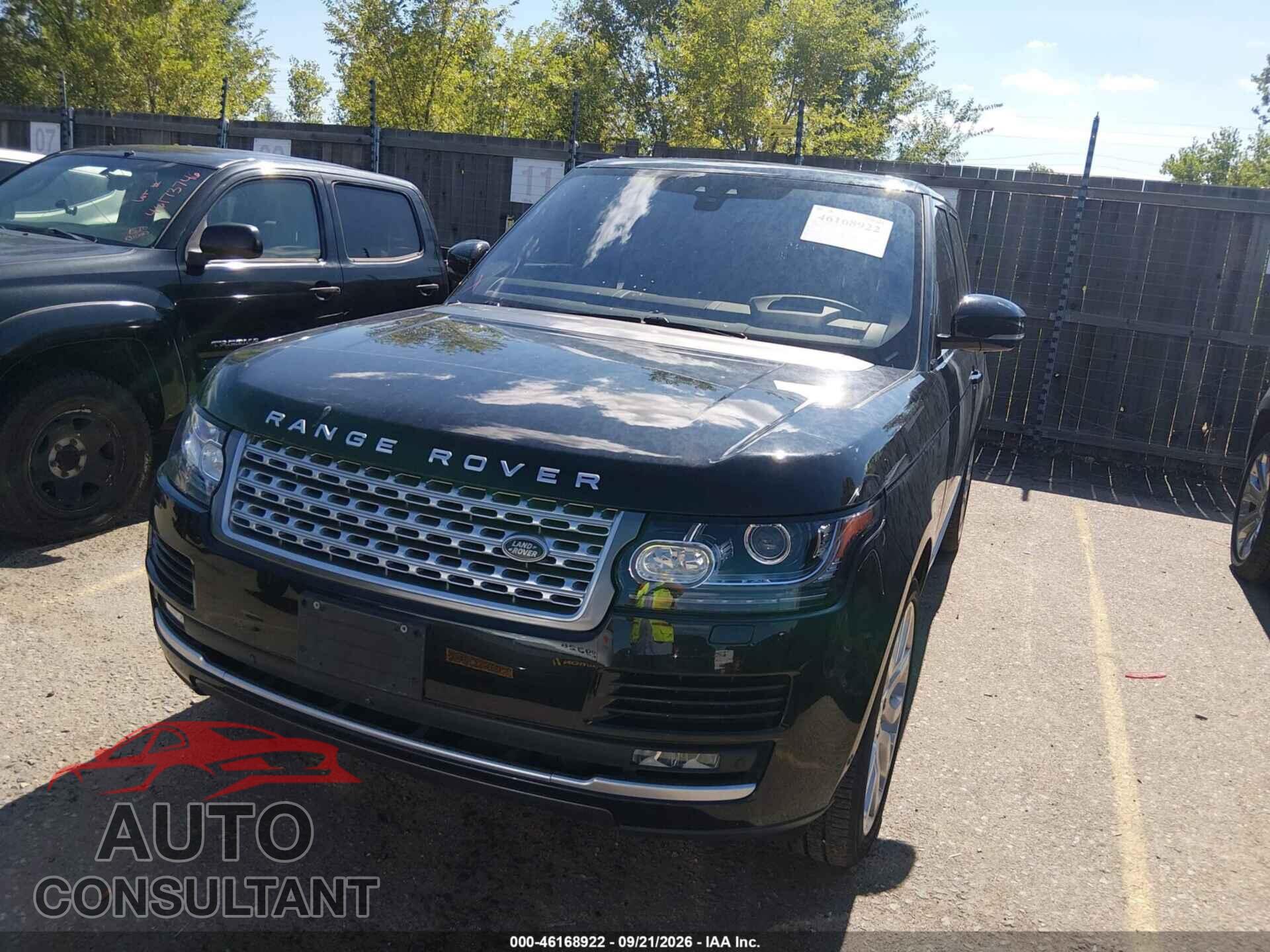 LAND ROVER RANGE ROVER 2017 - SALGS2FV6HA324950