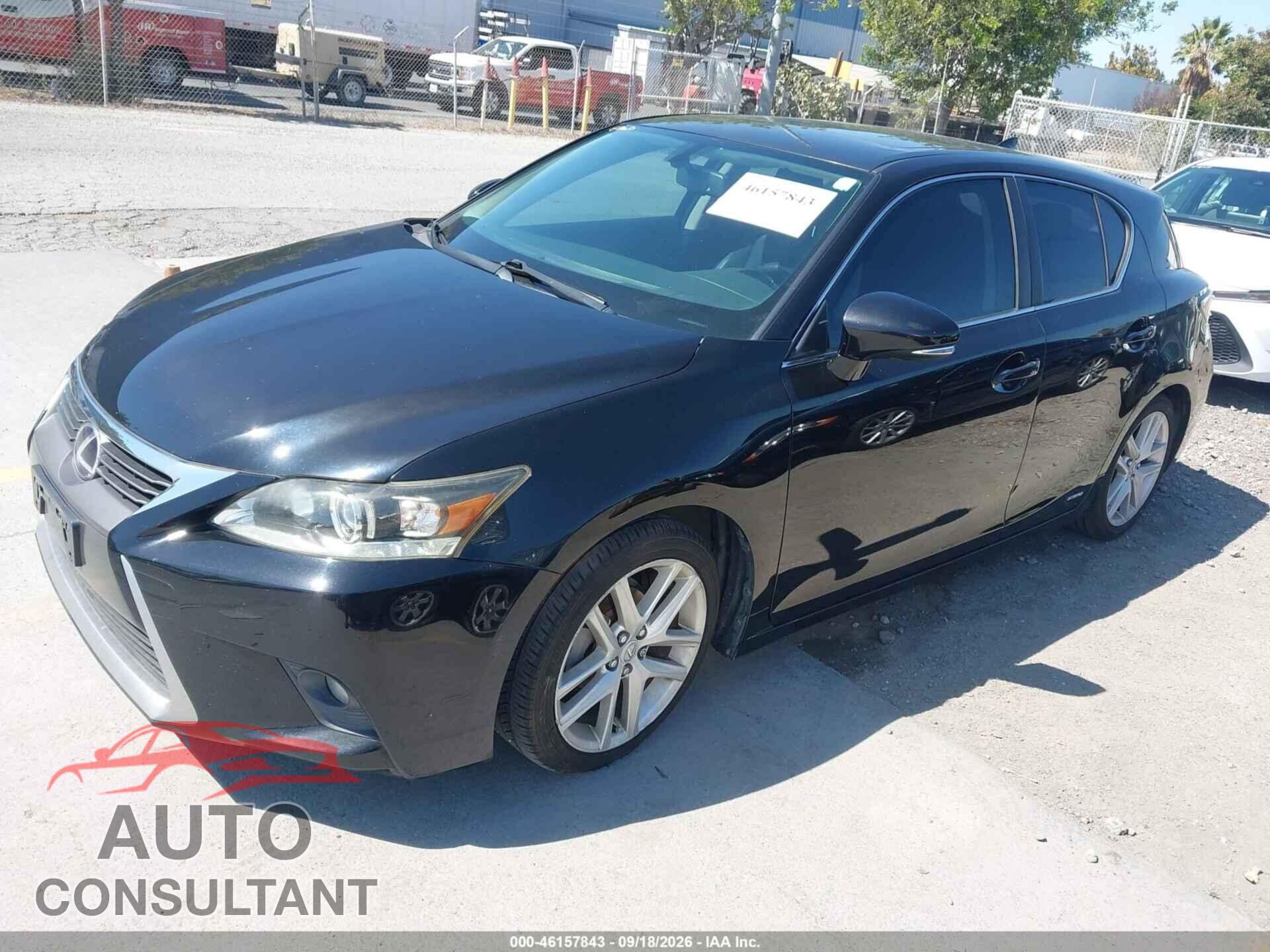 LEXUS CT 200H 2014 - JTHKD5BH9E2181560