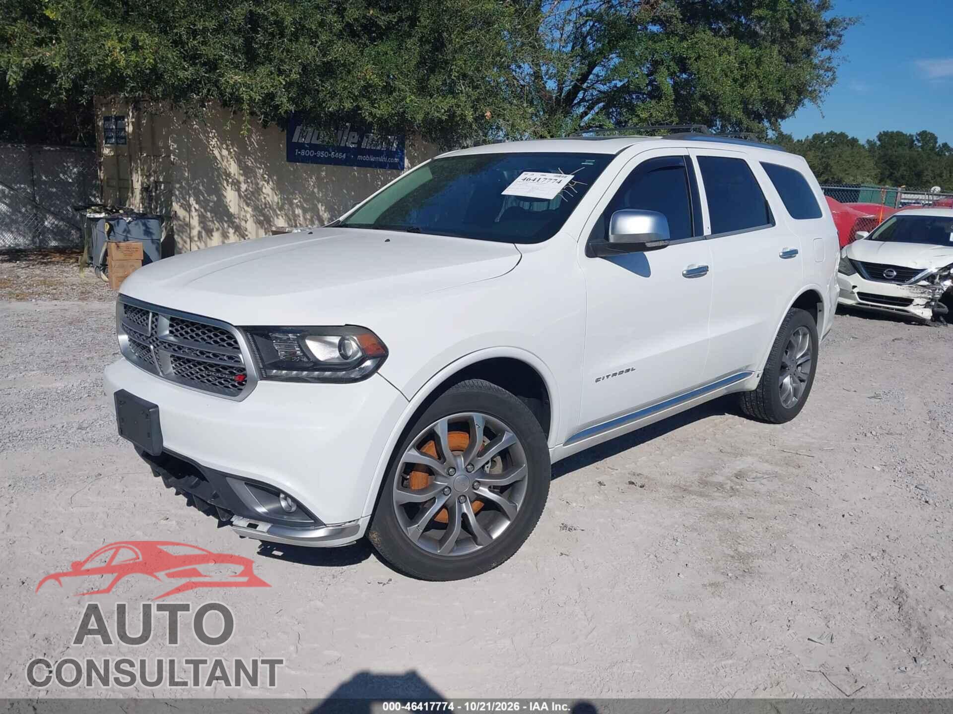 DODGE DURANGO 2016 - 1C4RDJEG2GC420102