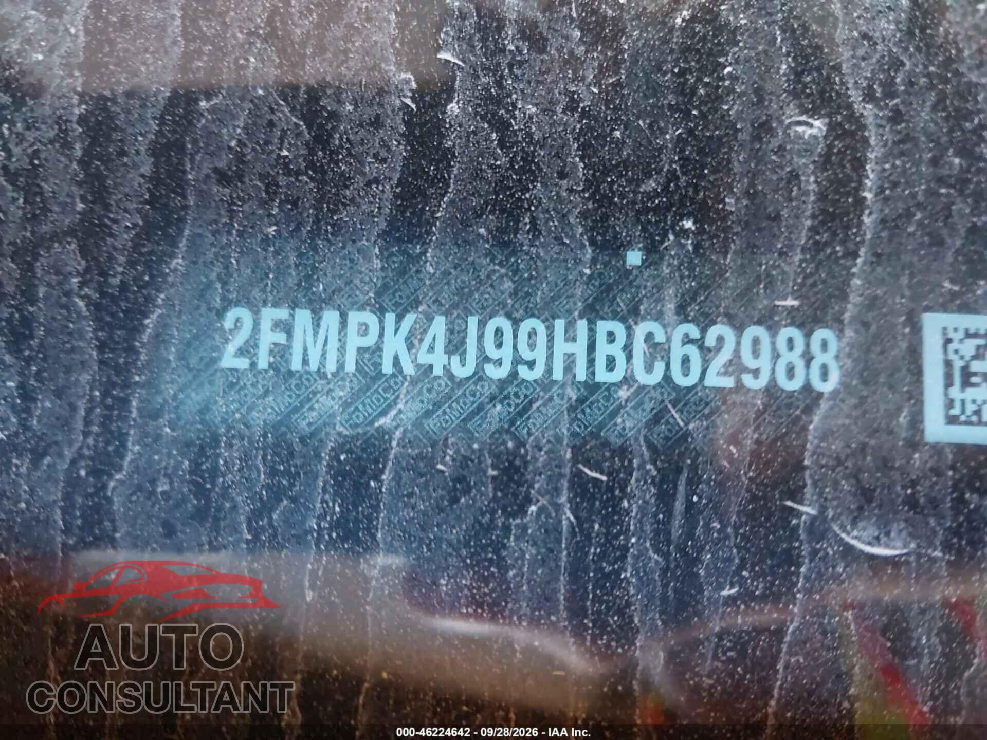 FORD EDGE 2017 - 2FMPK4J99HBC62988