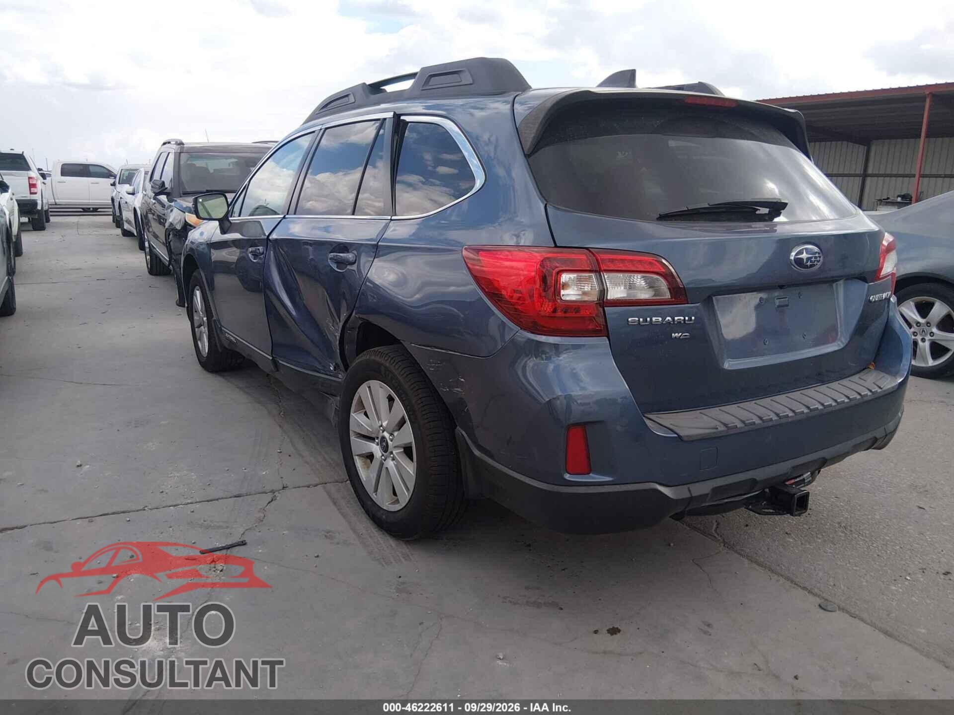 SUBARU OUTBACK 2017 - 4S4BSAFC9H3226182