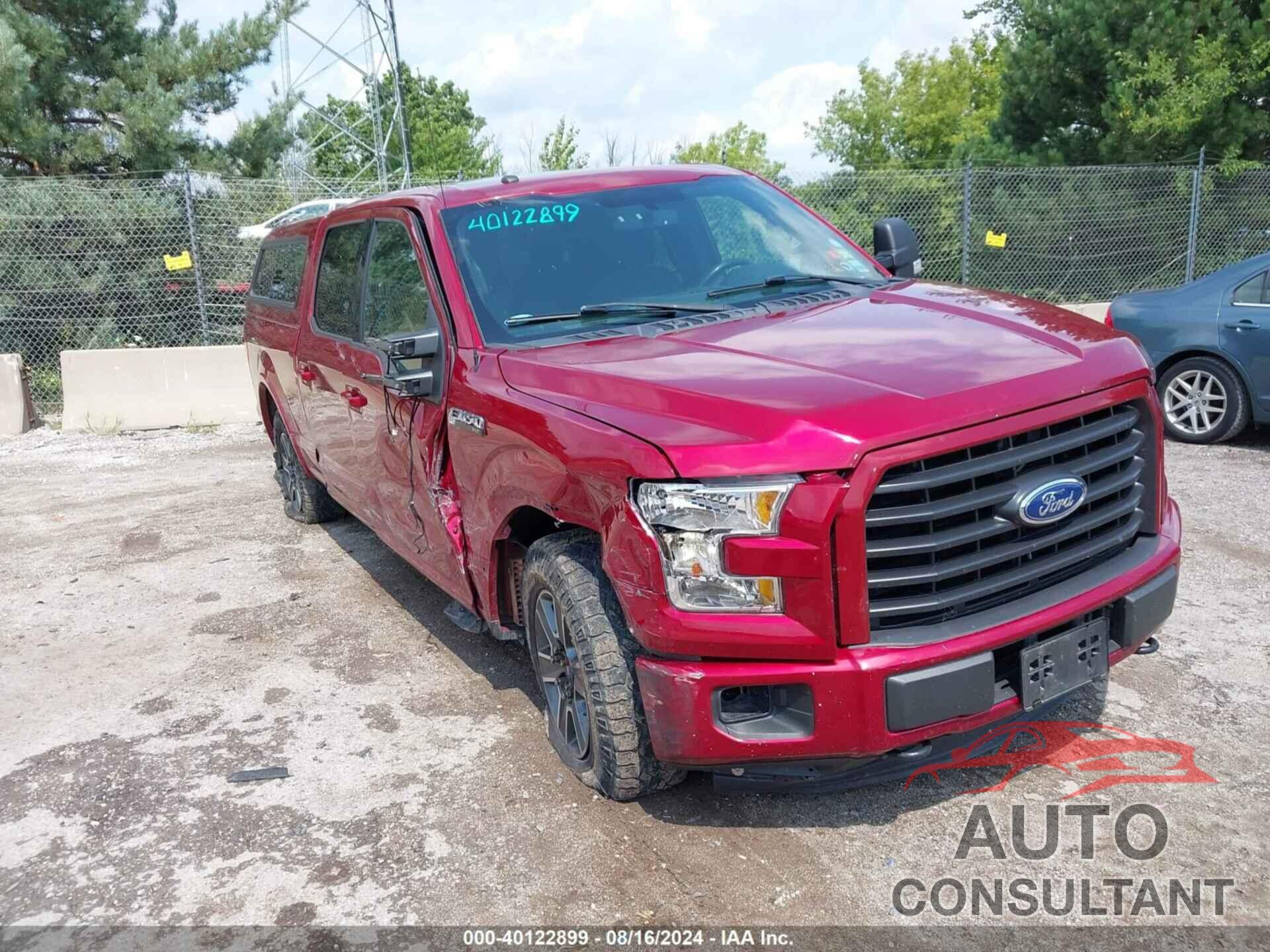 FORD F-150 2016 - 1FTFW1EG8GKD71815