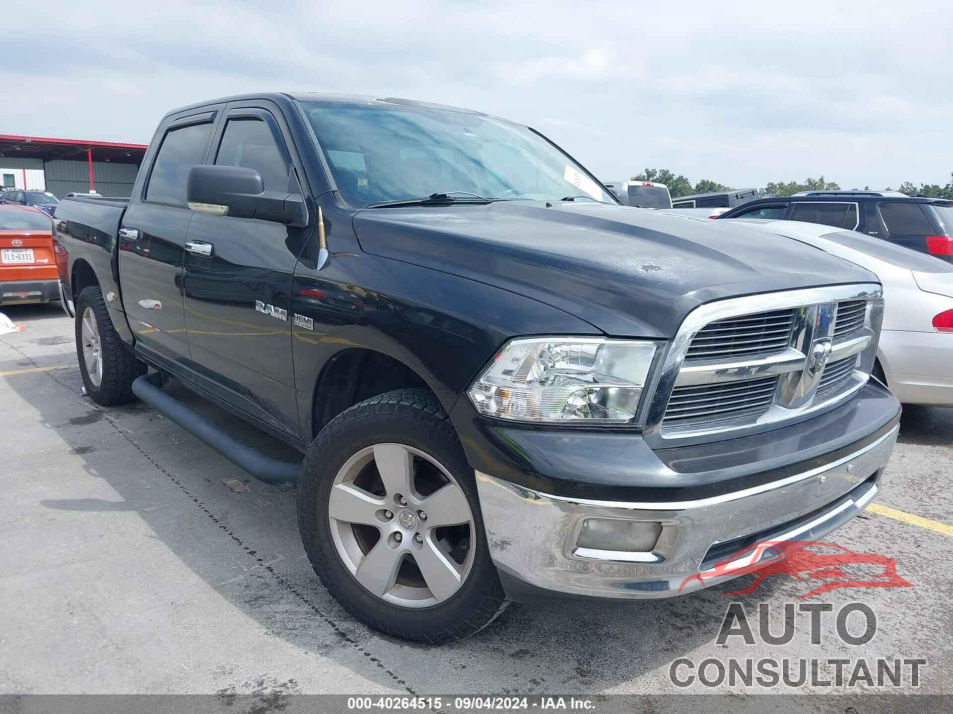 DODGE RAM 1500 2010 - 1D7RV1CT1AS206945