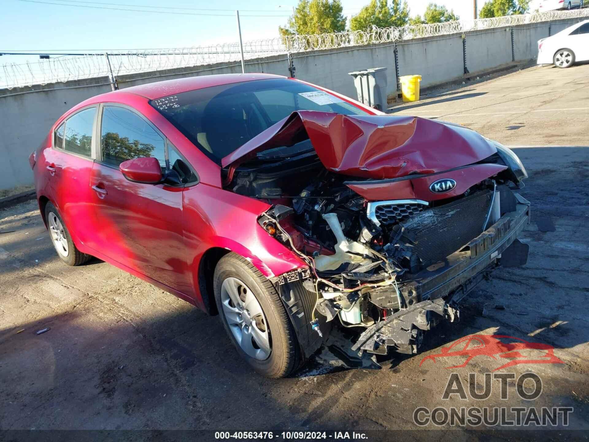 KIA FORTE 2016 - KNAFK4A66G5510684