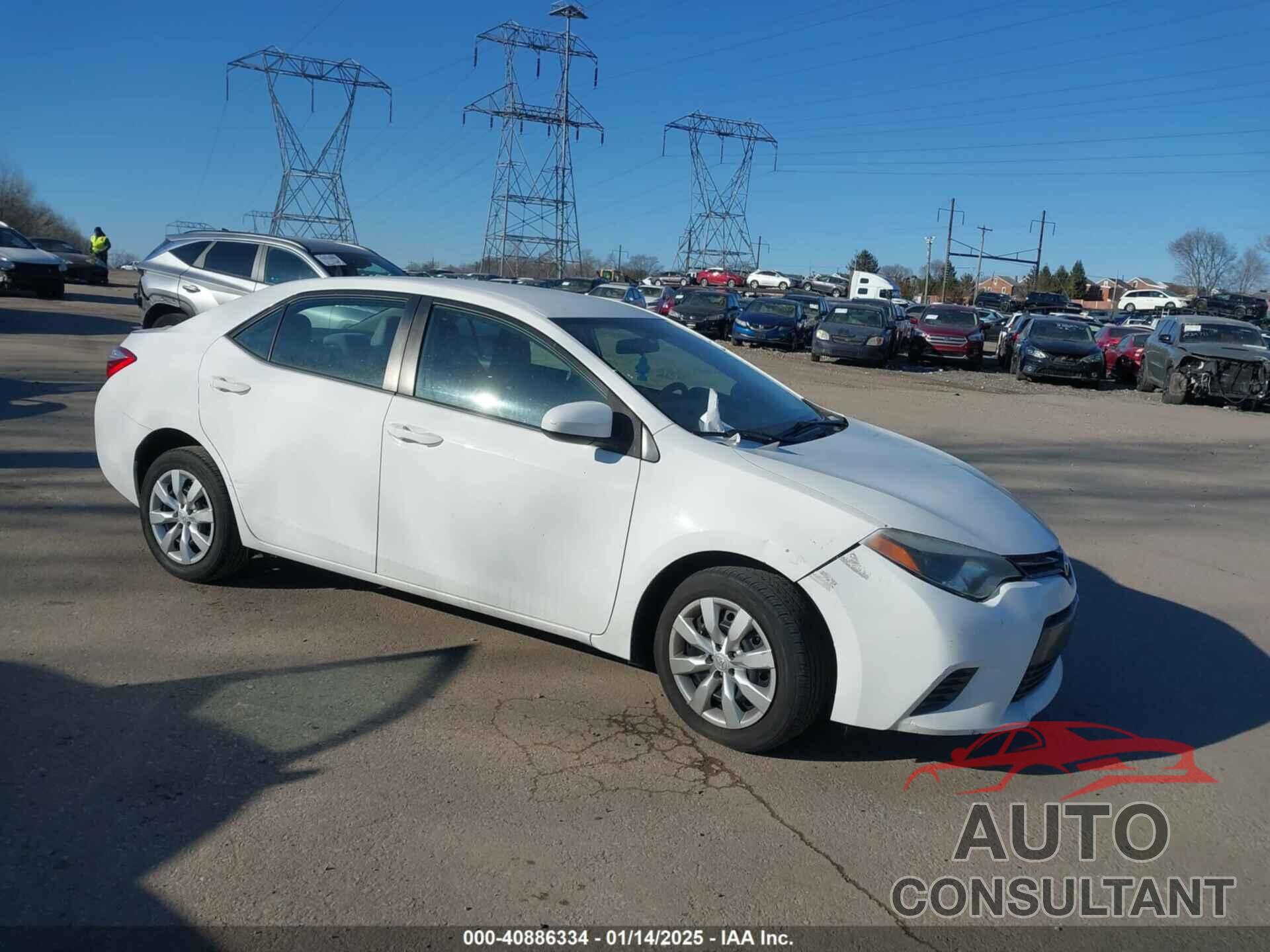 TOYOTA COROLLA 2015 - 5YFBURHE3FP204646