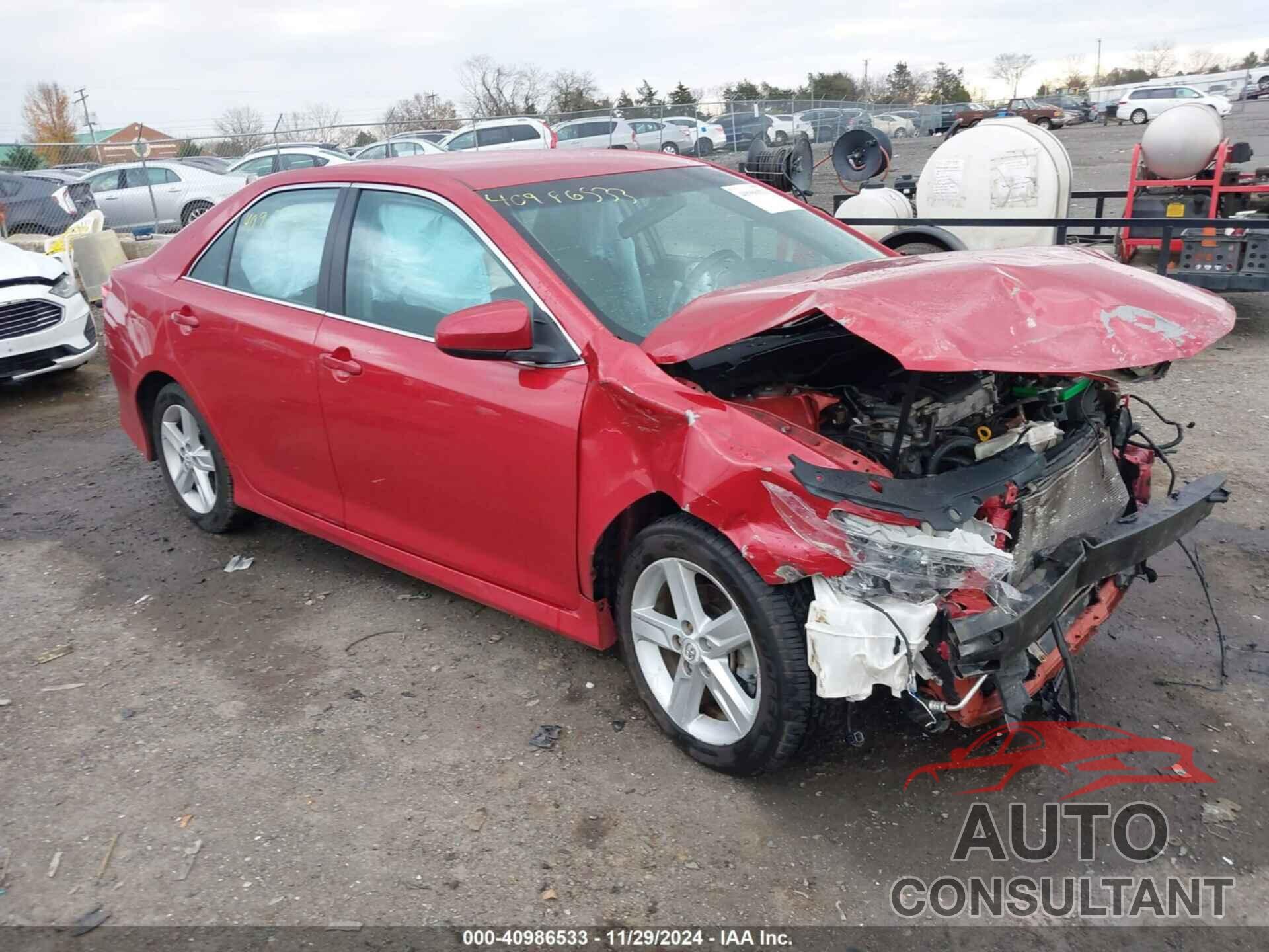 TOYOTA CAMRY 2012 - 4T1BF1FK0CU591350