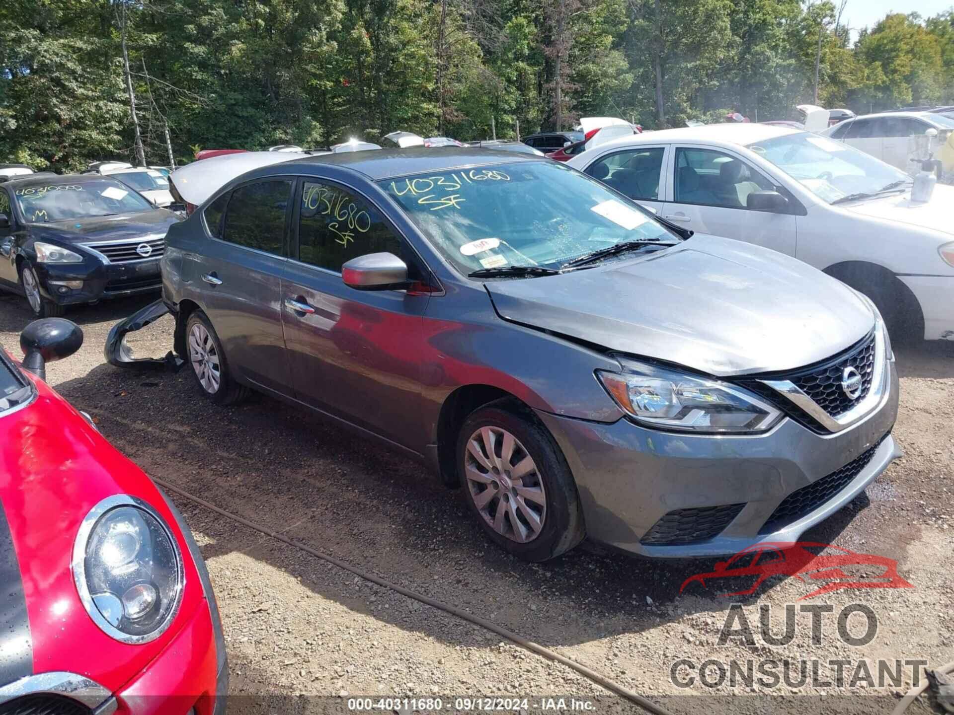 NISSAN SENTRA 2017 - 3N1AB7AP7HY248494