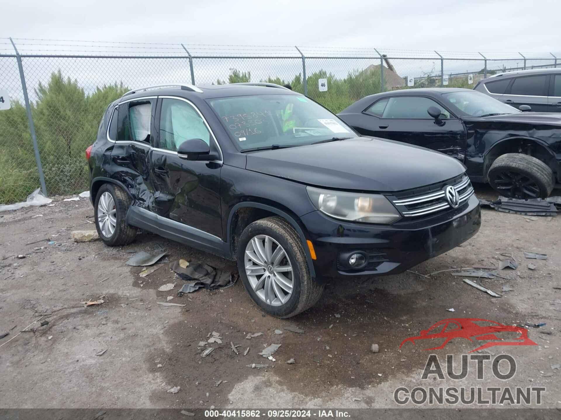 VOLKSWAGEN TIGUAN 2013 - WVGAV3AX5DW073303