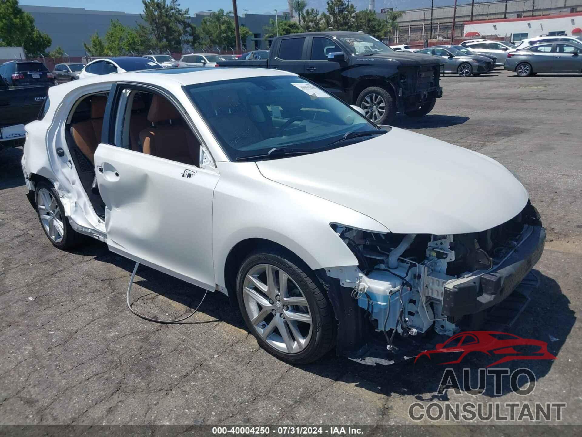 LEXUS CT 200H 2016 - JTHKD5BHXG2257760