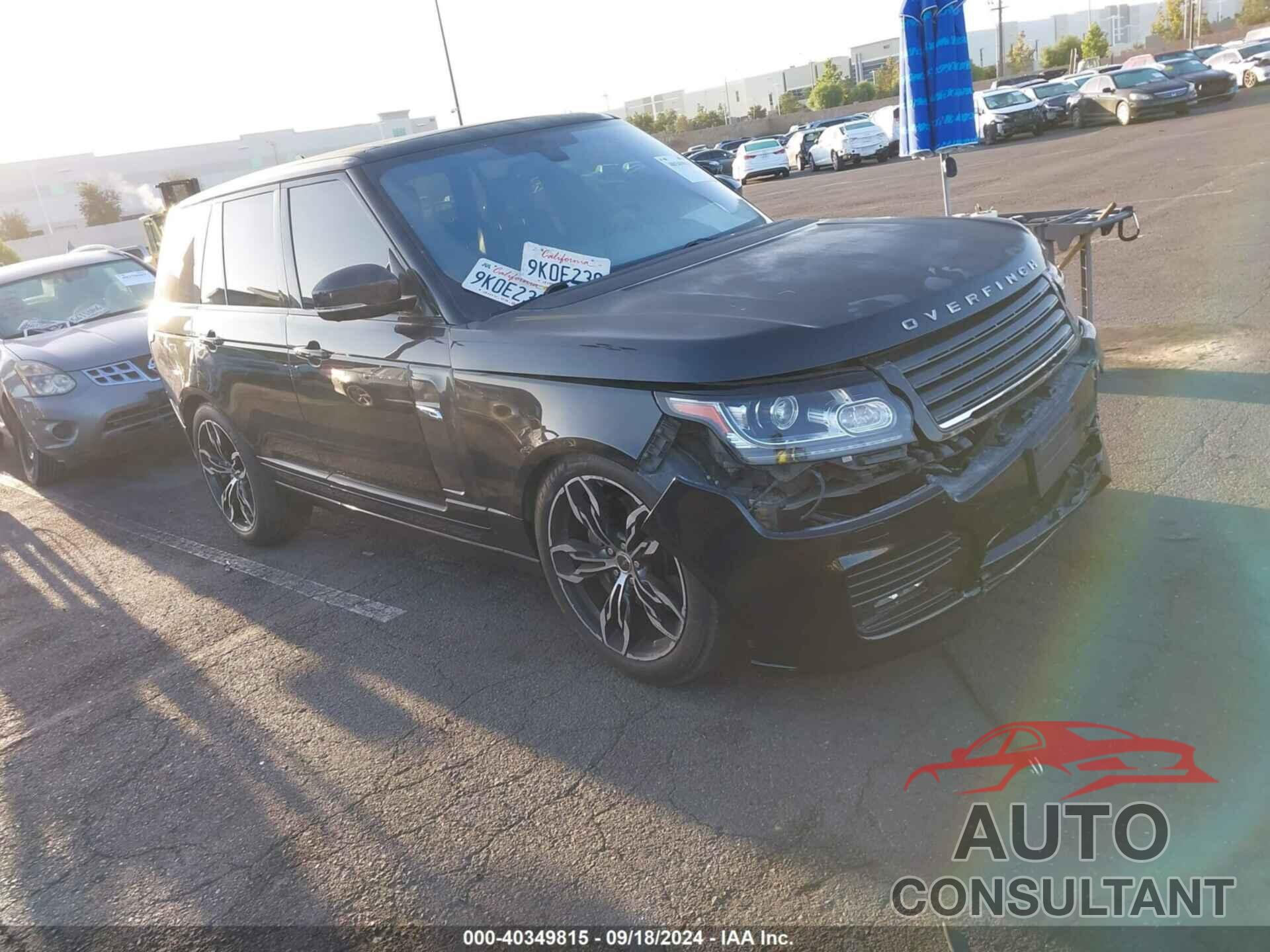 LAND ROVER RANGE ROVER 2016 - SALGS2EF3GA301635