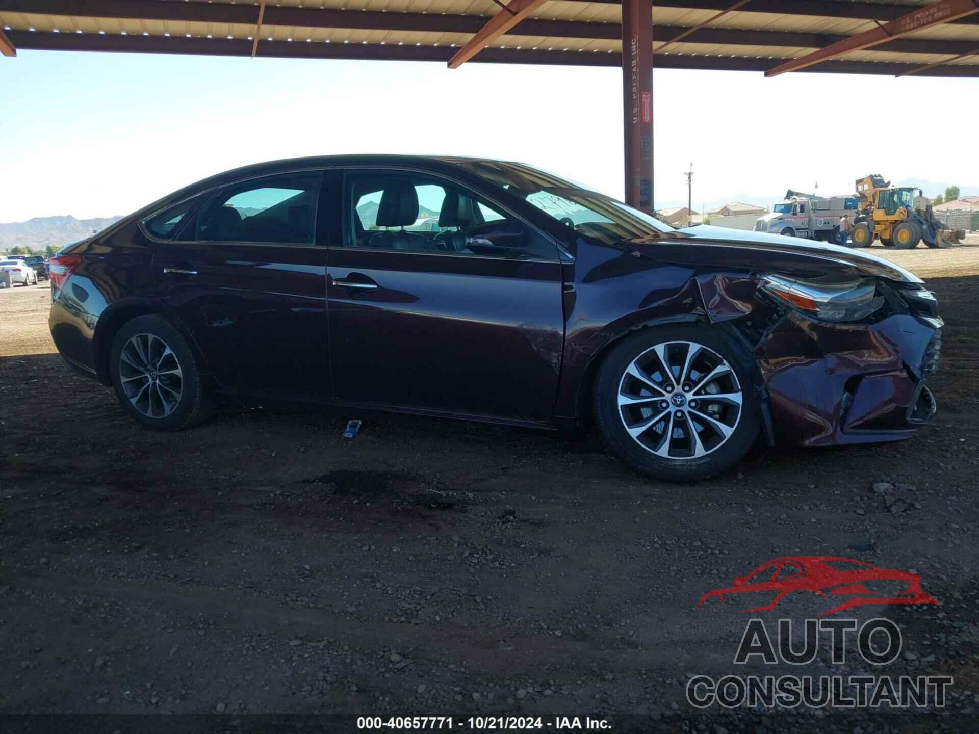 TOYOTA AVALON 2018 - 4T1BK1EB1JU279631