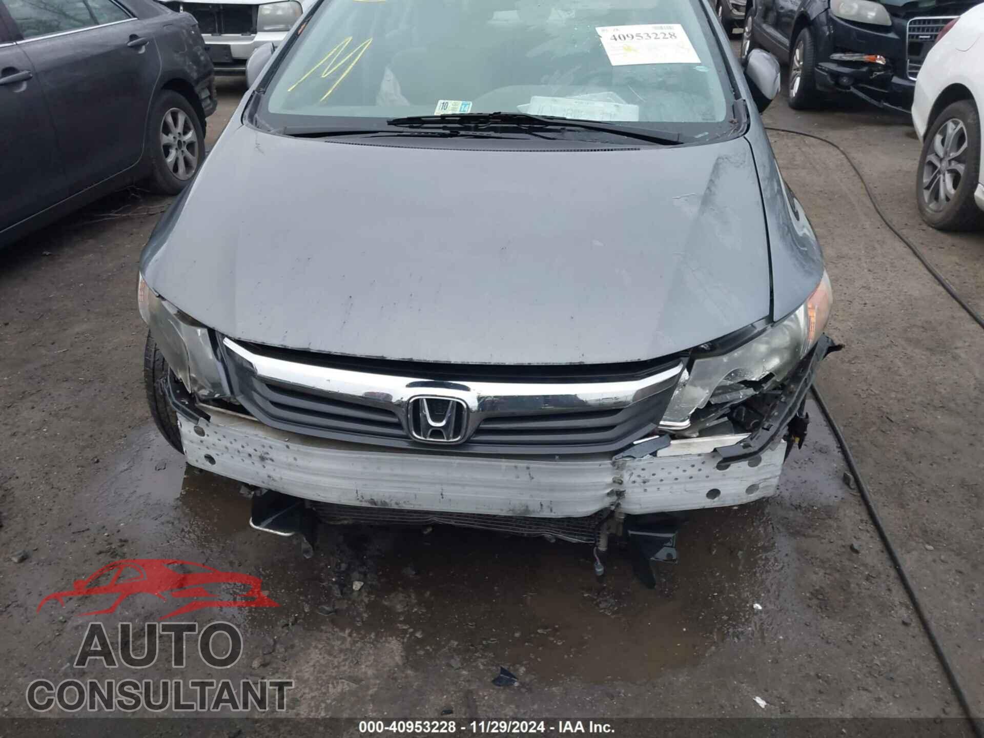 HONDA CIVIC 2012 - 19XFB2F84CE026125