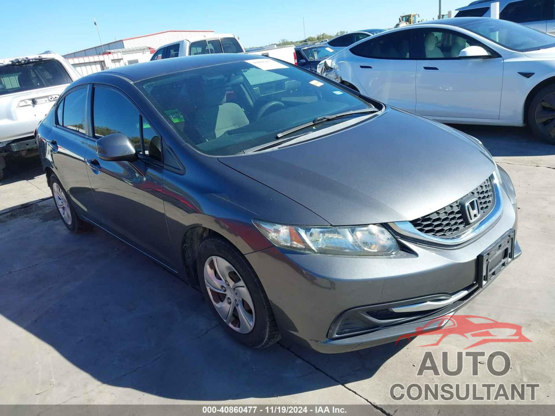 HONDA CIVIC 2013 - 2HGFB2F57DH564105