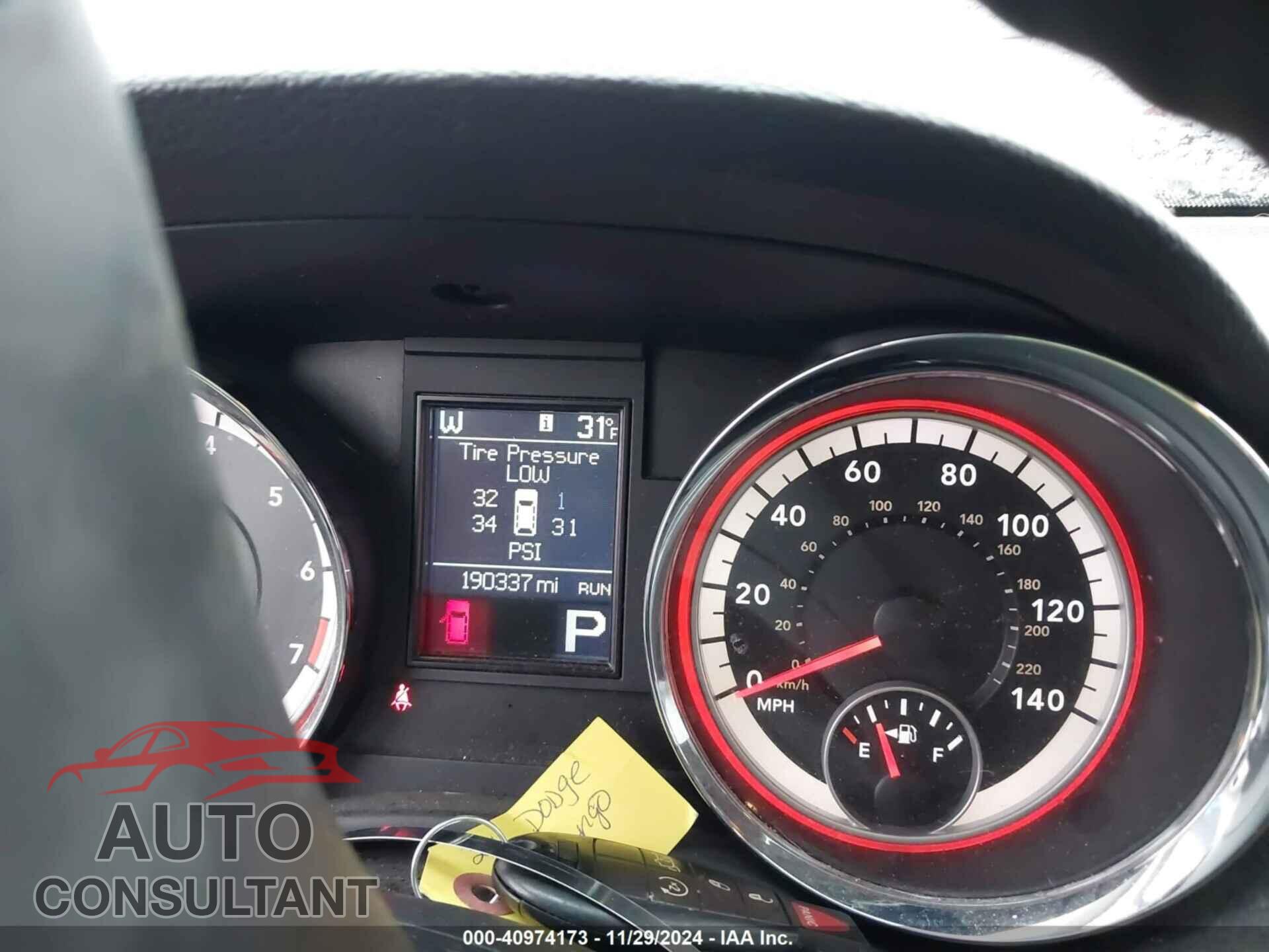 DODGE DURANGO 2011 - 1D4RE4GG3BC730699