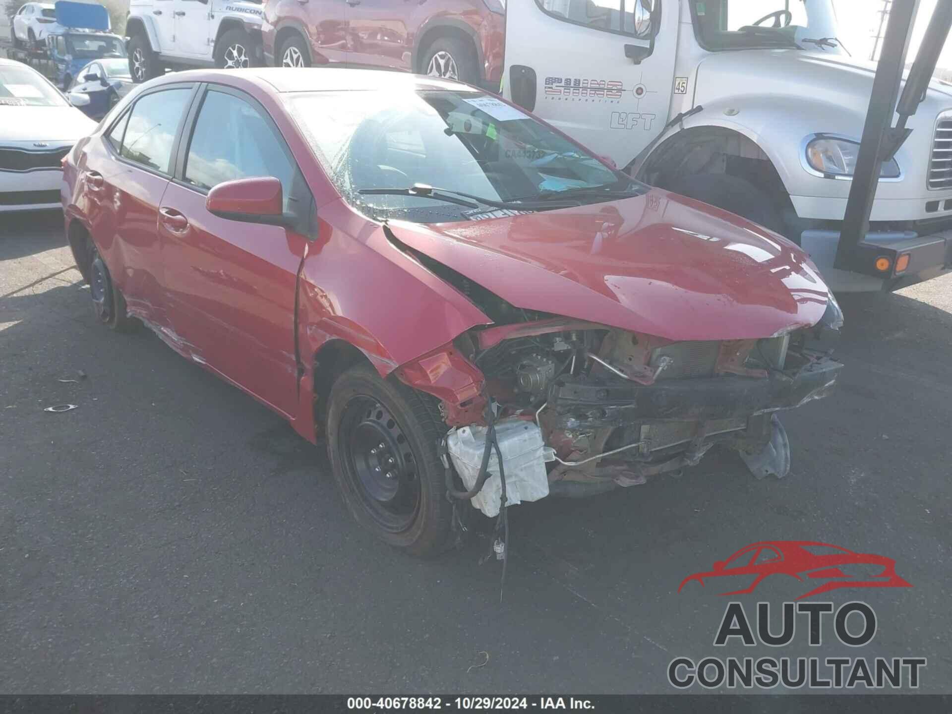 TOYOTA COROLLA 2017 - 5YFBURHE7HP720947