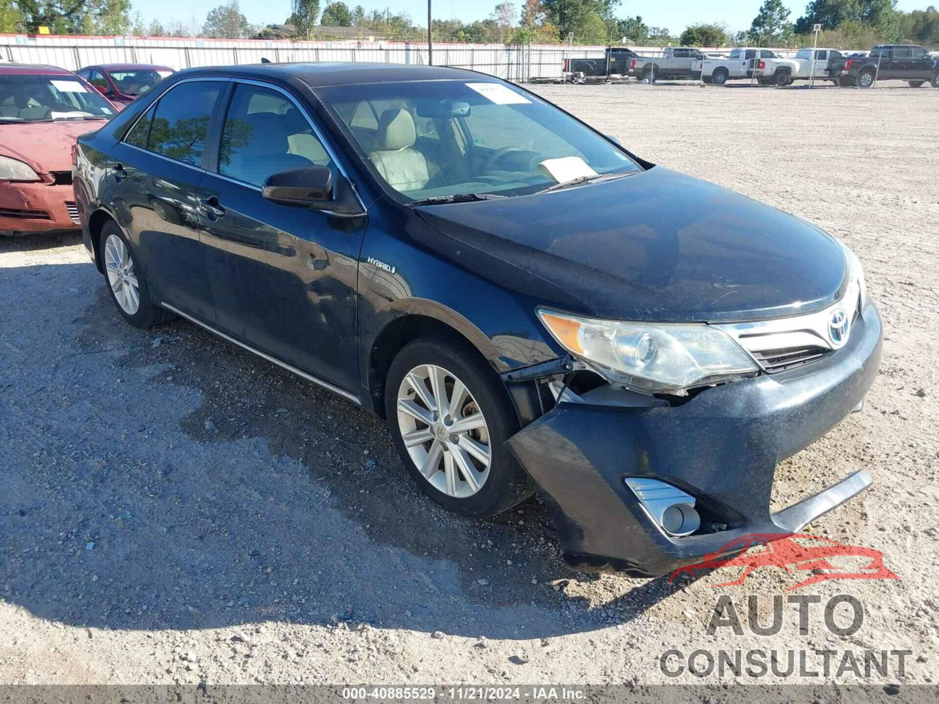 TOYOTA CAMRY HYBRID 2012 - 4T1BD1FK7CU017141