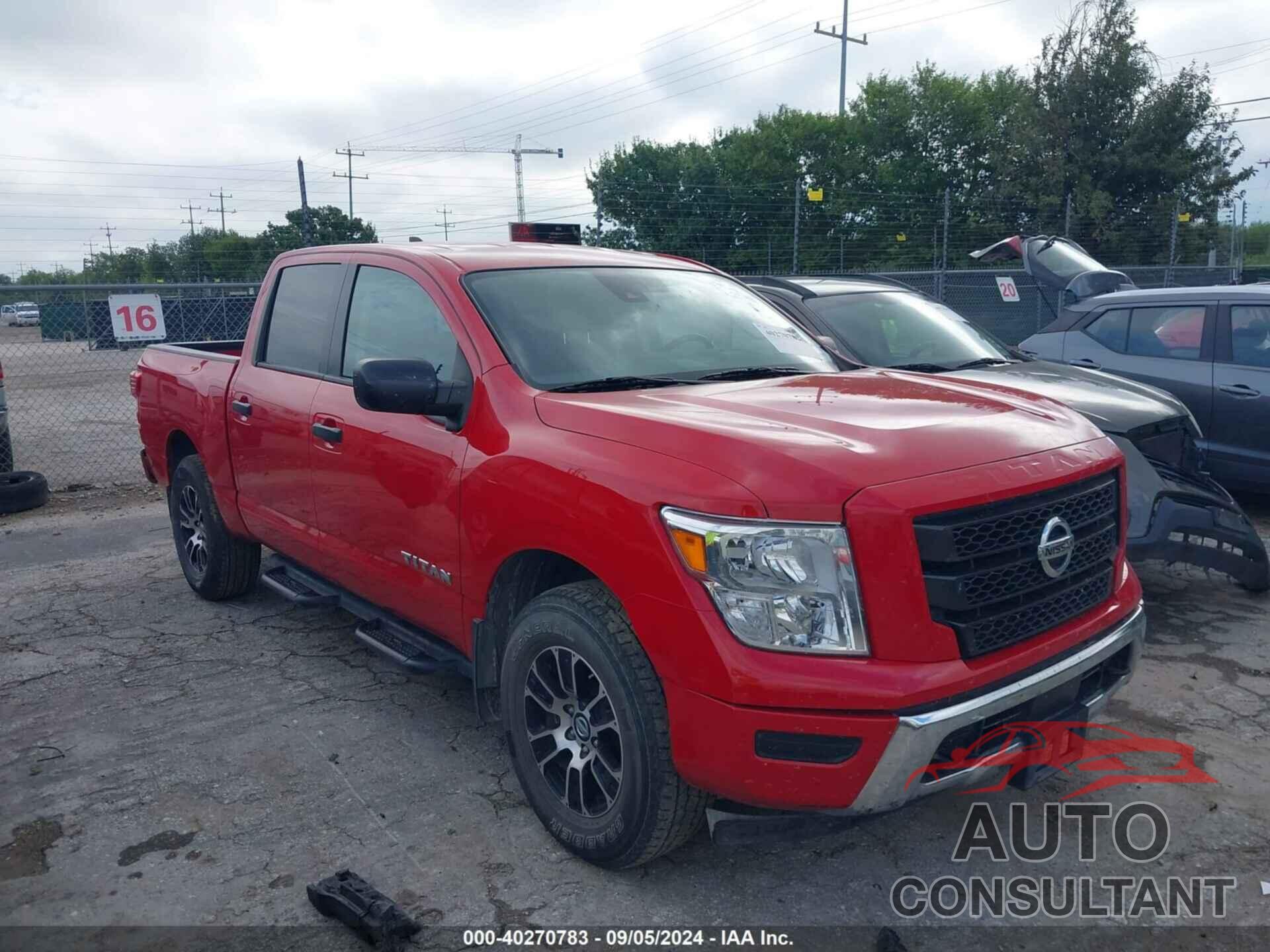 NISSAN TITAN 2022 - 1N6AA1EC9NN107761