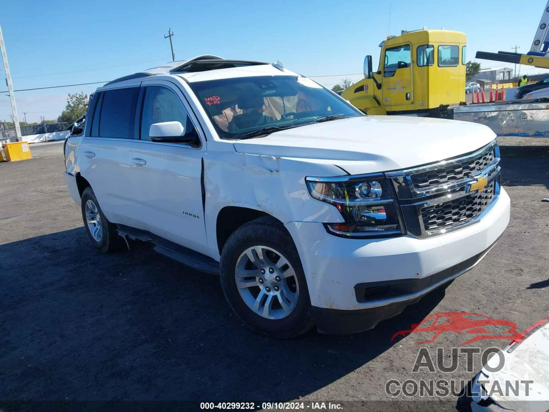 CHEVROLET TAHOE 2019 - 1GNSKBKC7KR343934